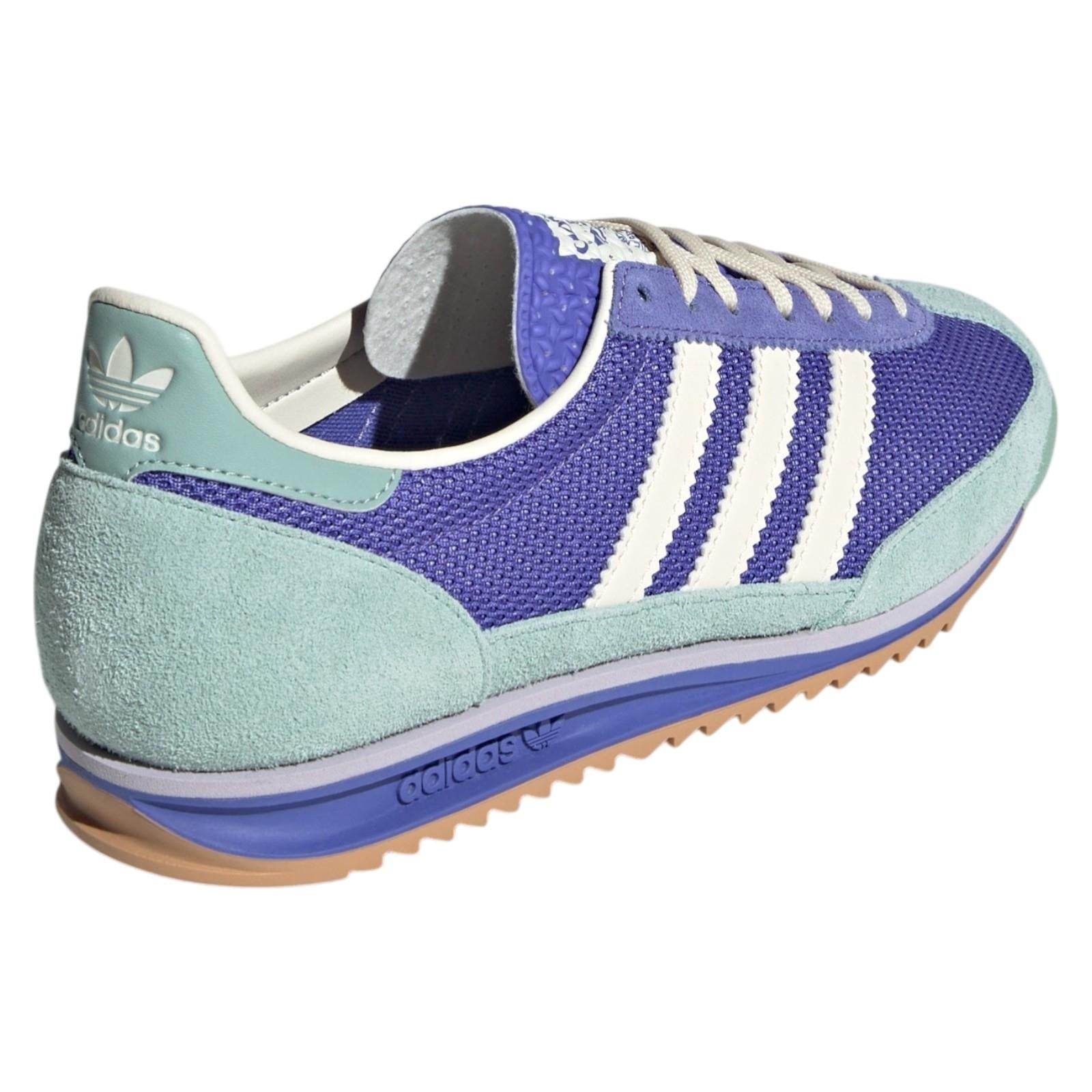 adidas Originals Womens SL 72 OG Shoes - Purple / Green
