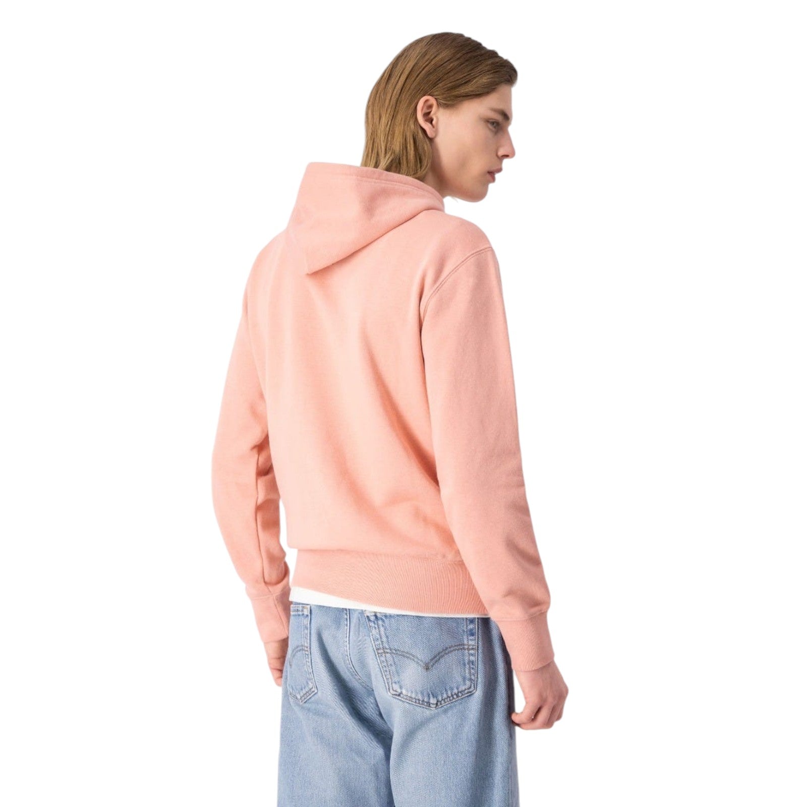 Champion Script Logo Fleece Hoodie - Pink
