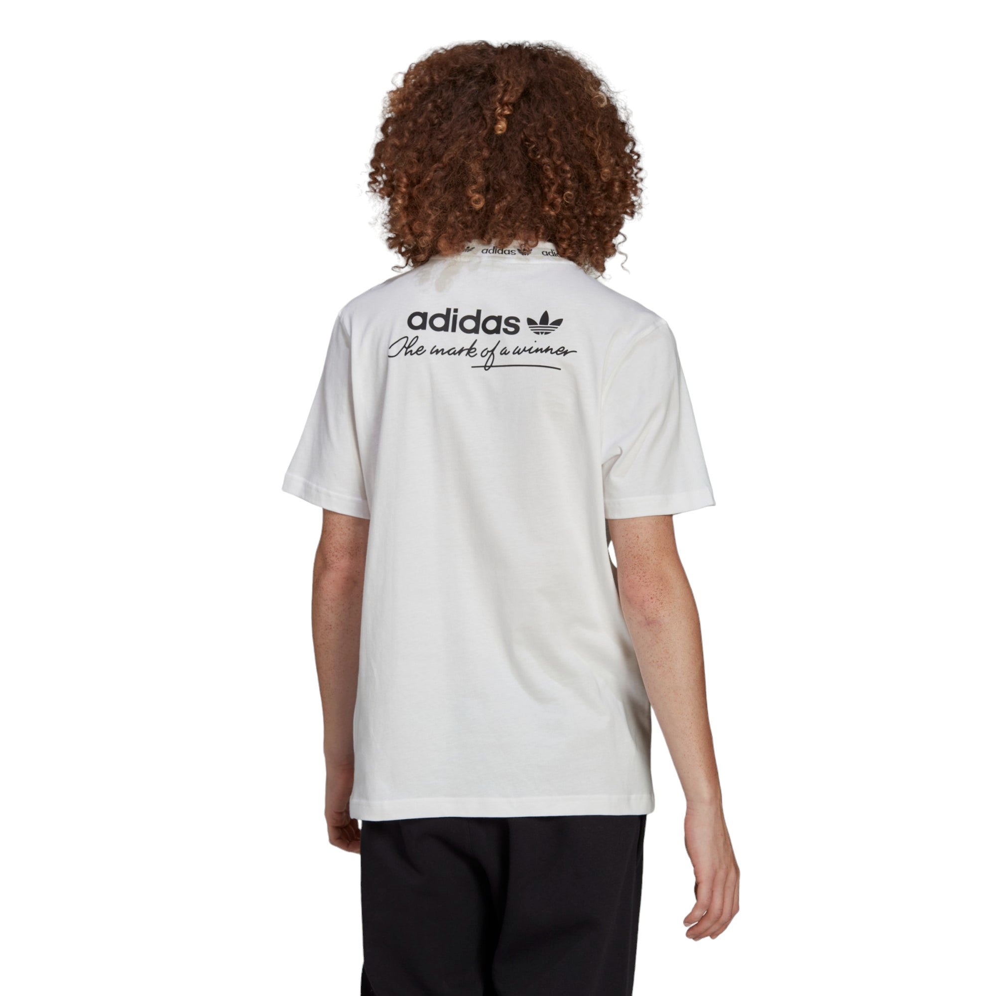 adidas Originals Trefoil Linear Tee - White