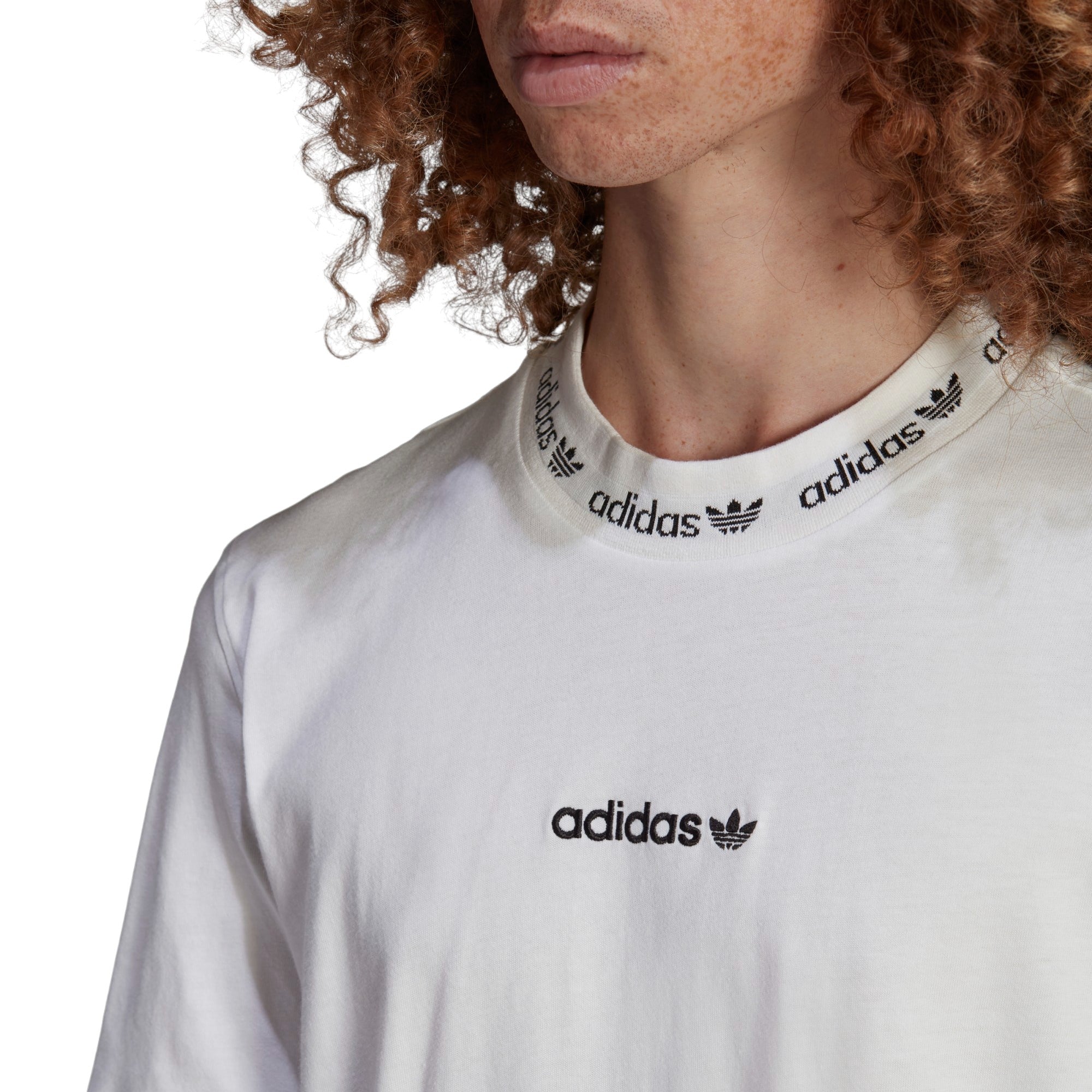 adidas Originals Trefoil Linear Tee - White