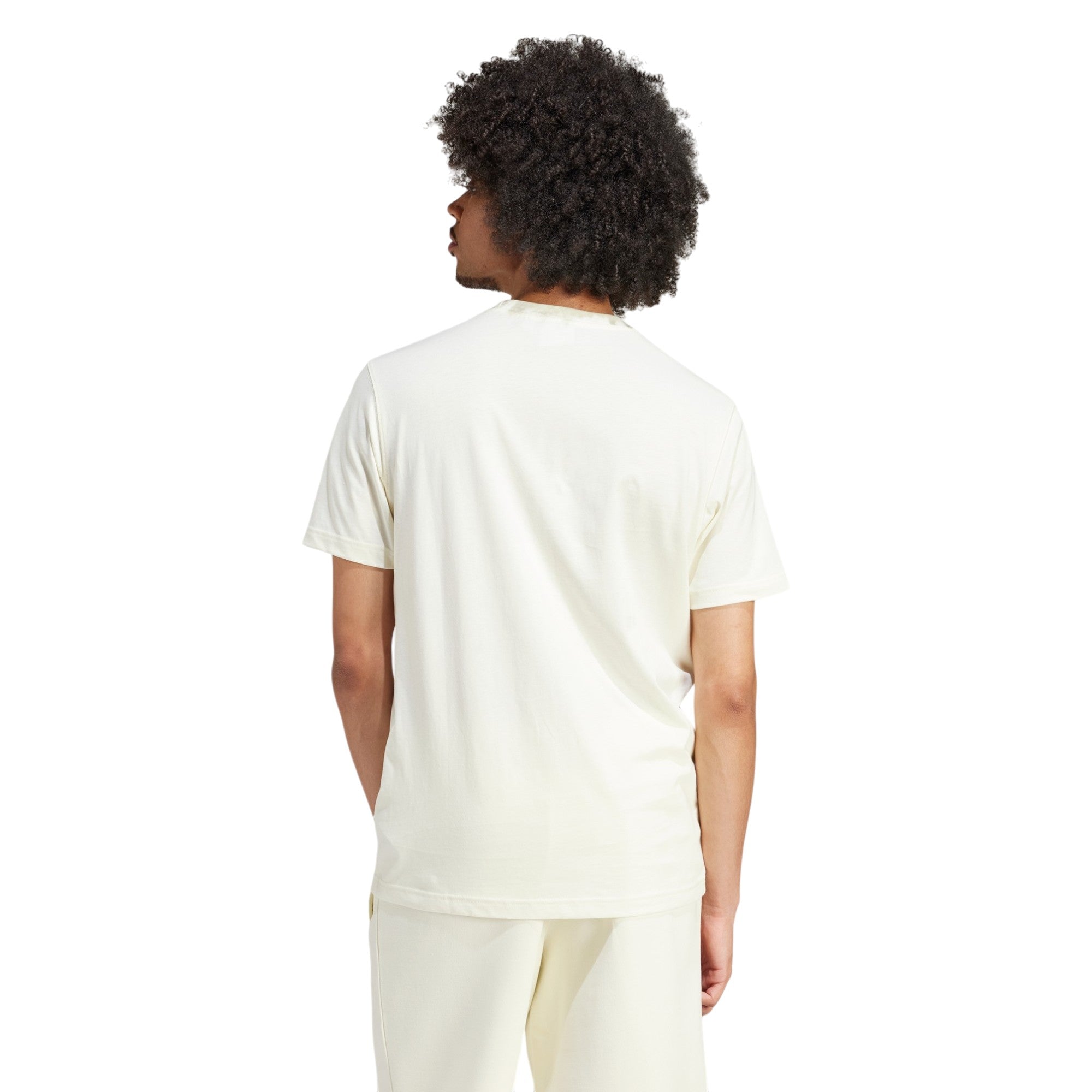 adidas Originals Men's Trefoil Essentials T-Shirt - Ivory White