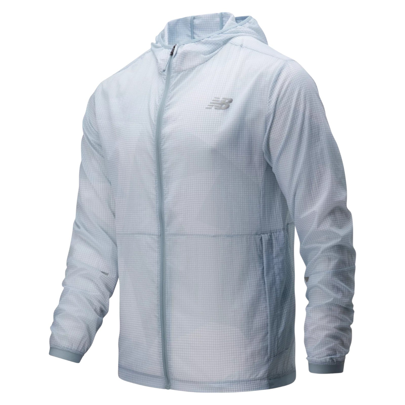 New Balance Printed Impact Run Light Pack Jacket - Grey