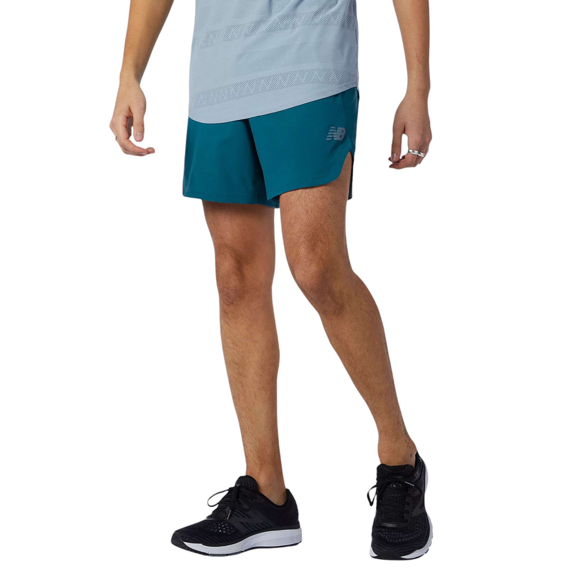 New Balance Q Speed Fuel 5 Inch Short - Blue