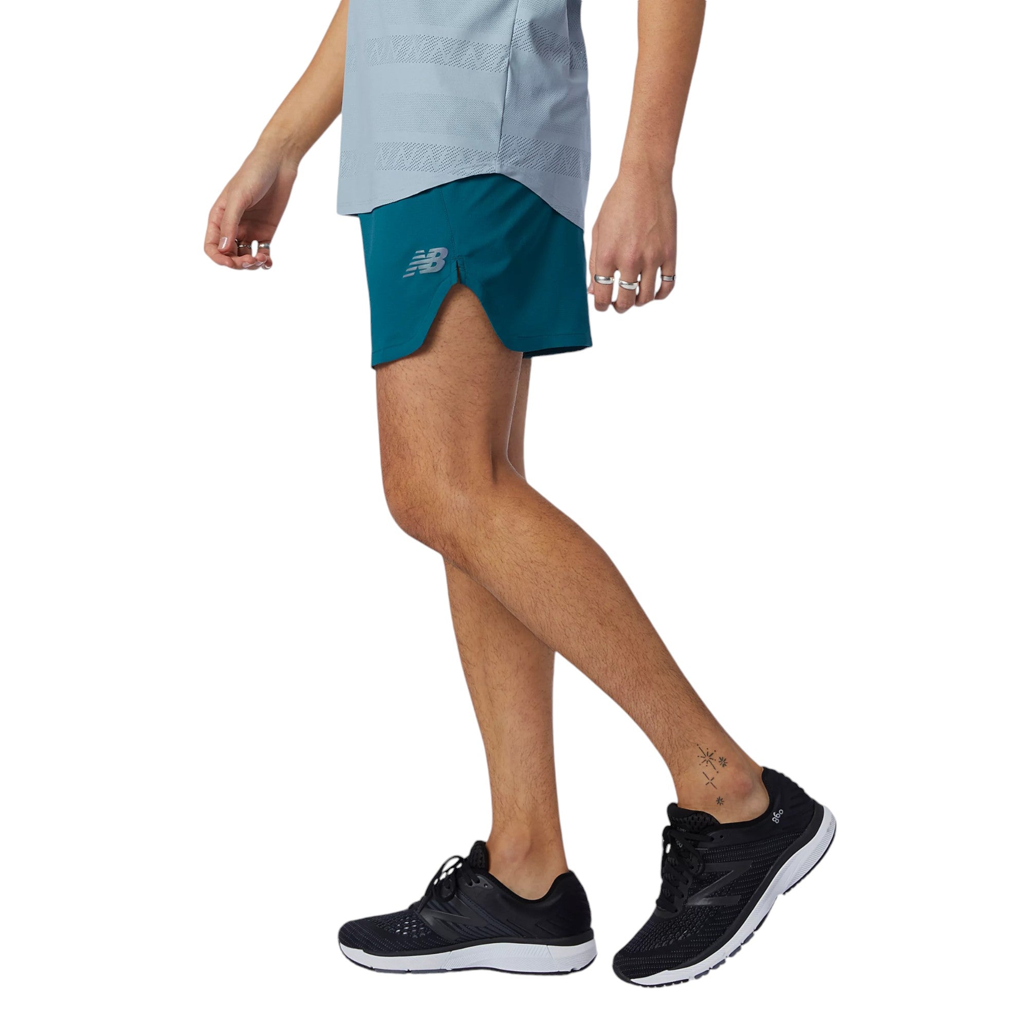 New Balance Q Speed Fuel 5 Inch Short - Blue