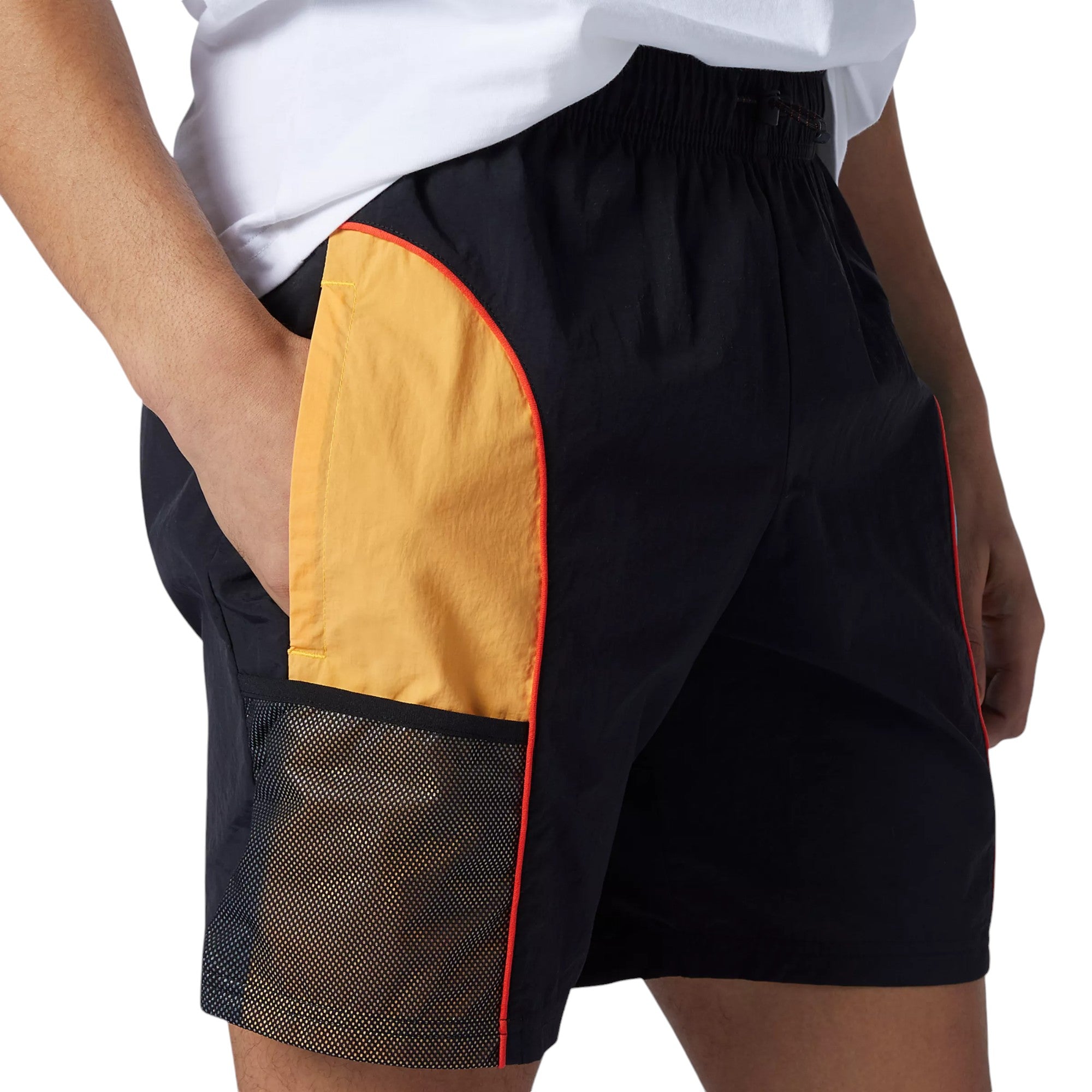 New Balance NB Athletic Wind Shorts - Black Orange