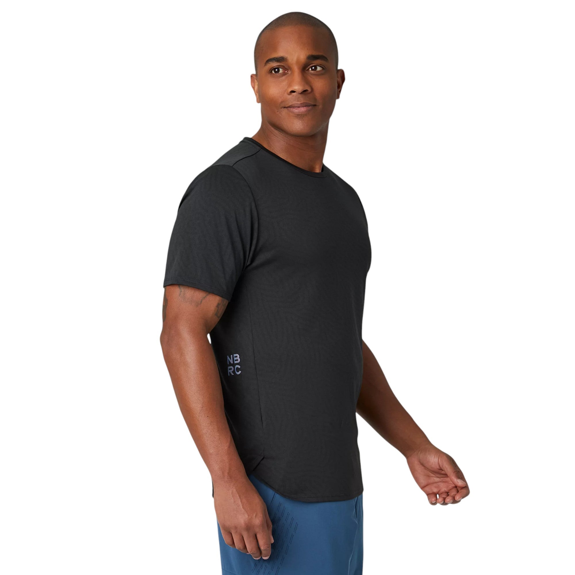 New Balance Q Speed Jacquard Short Sleeve Top - Black