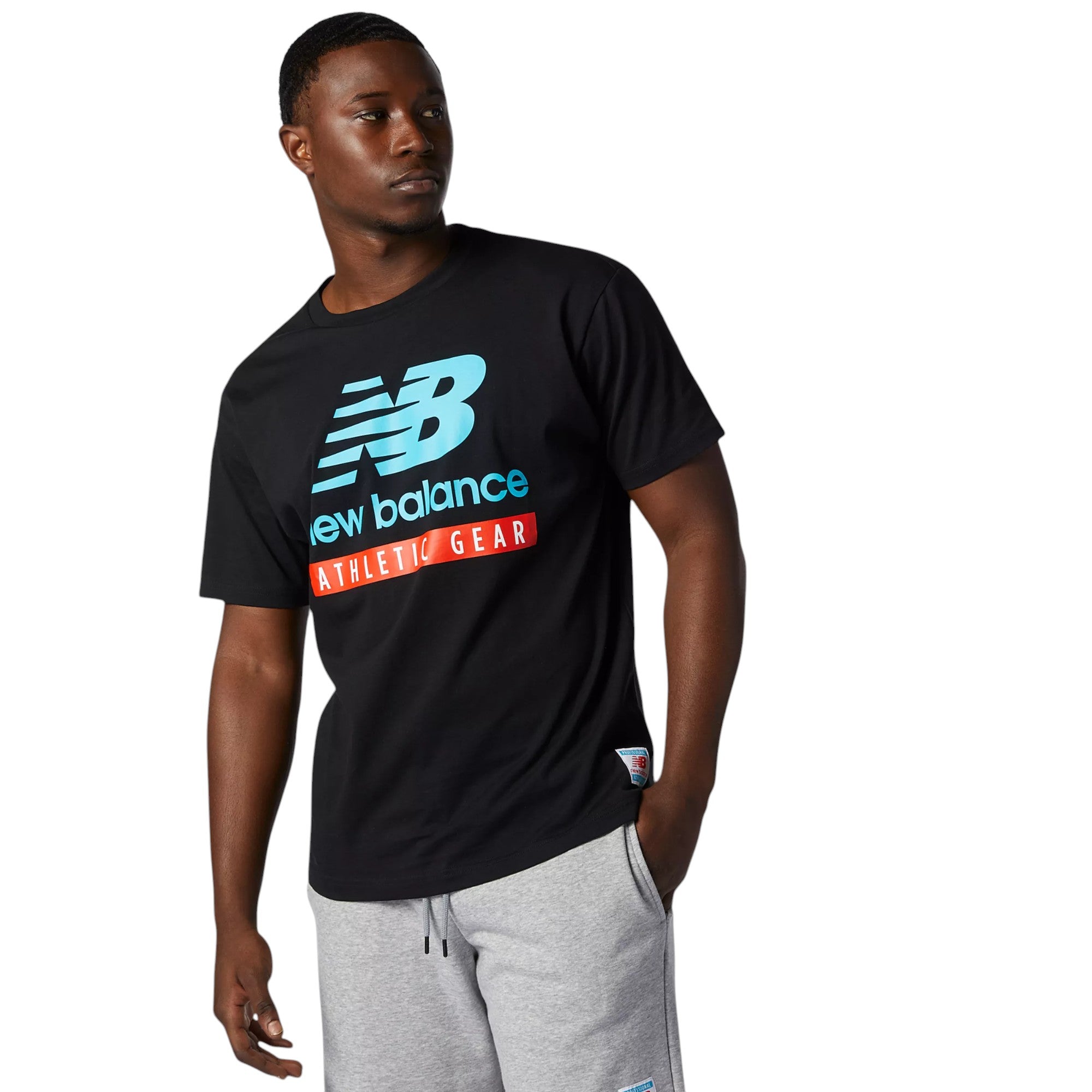 New Balance Essentials Logo T Shirt - Black