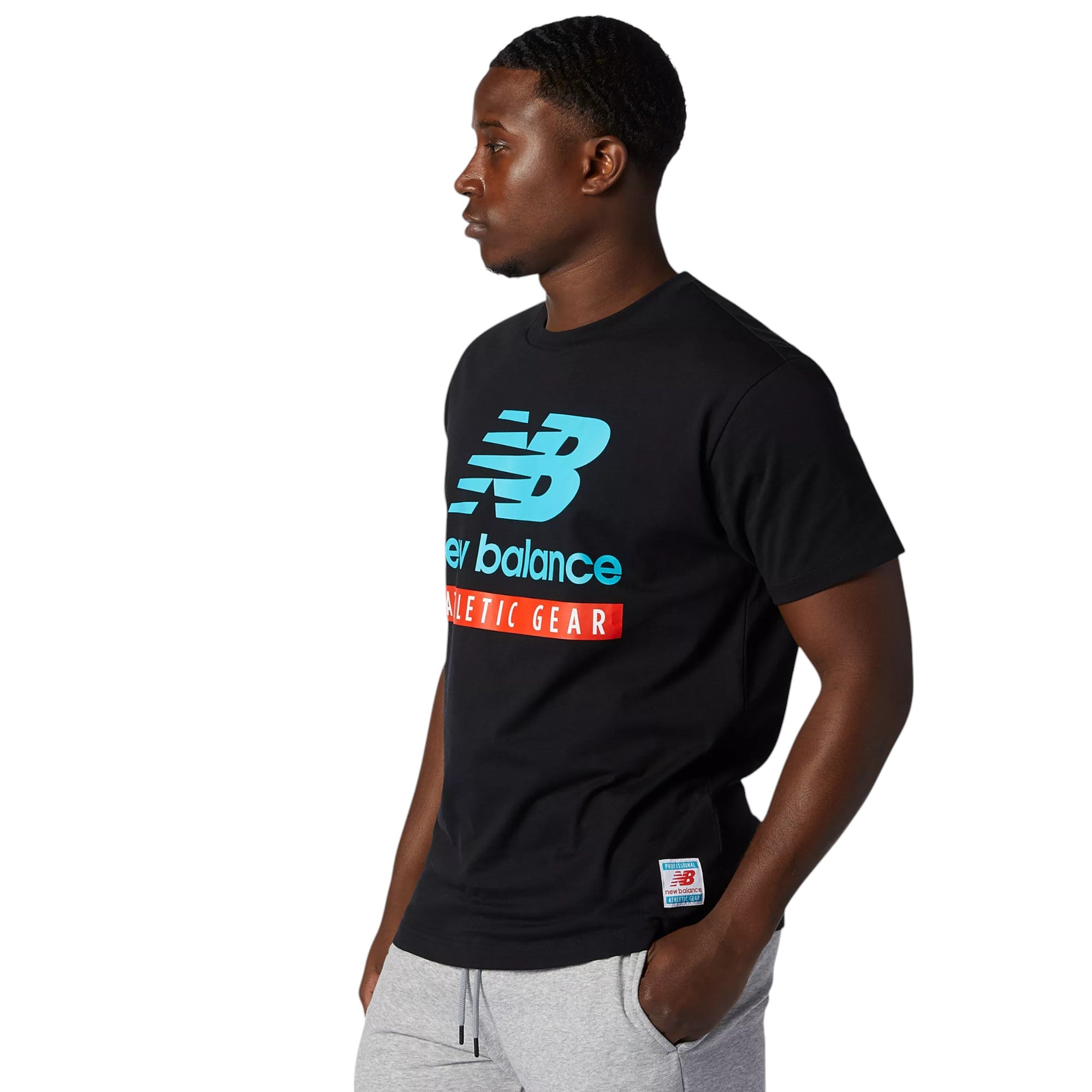 New Balance Essentials Logo T Shirt - Black