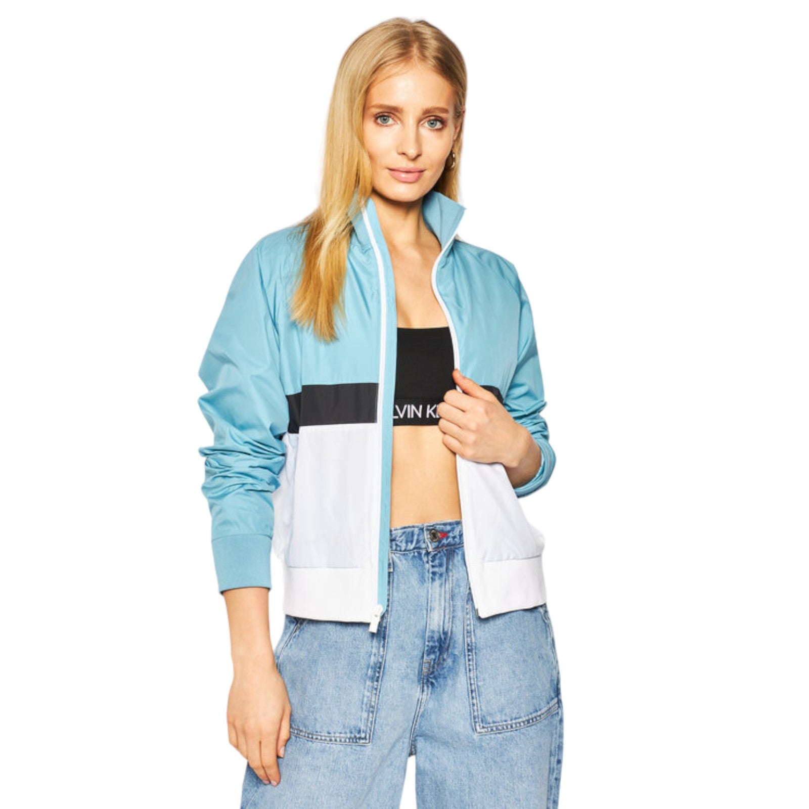 New Balance Women's Athletics Archive Run Wind Jacket - Wax Blue