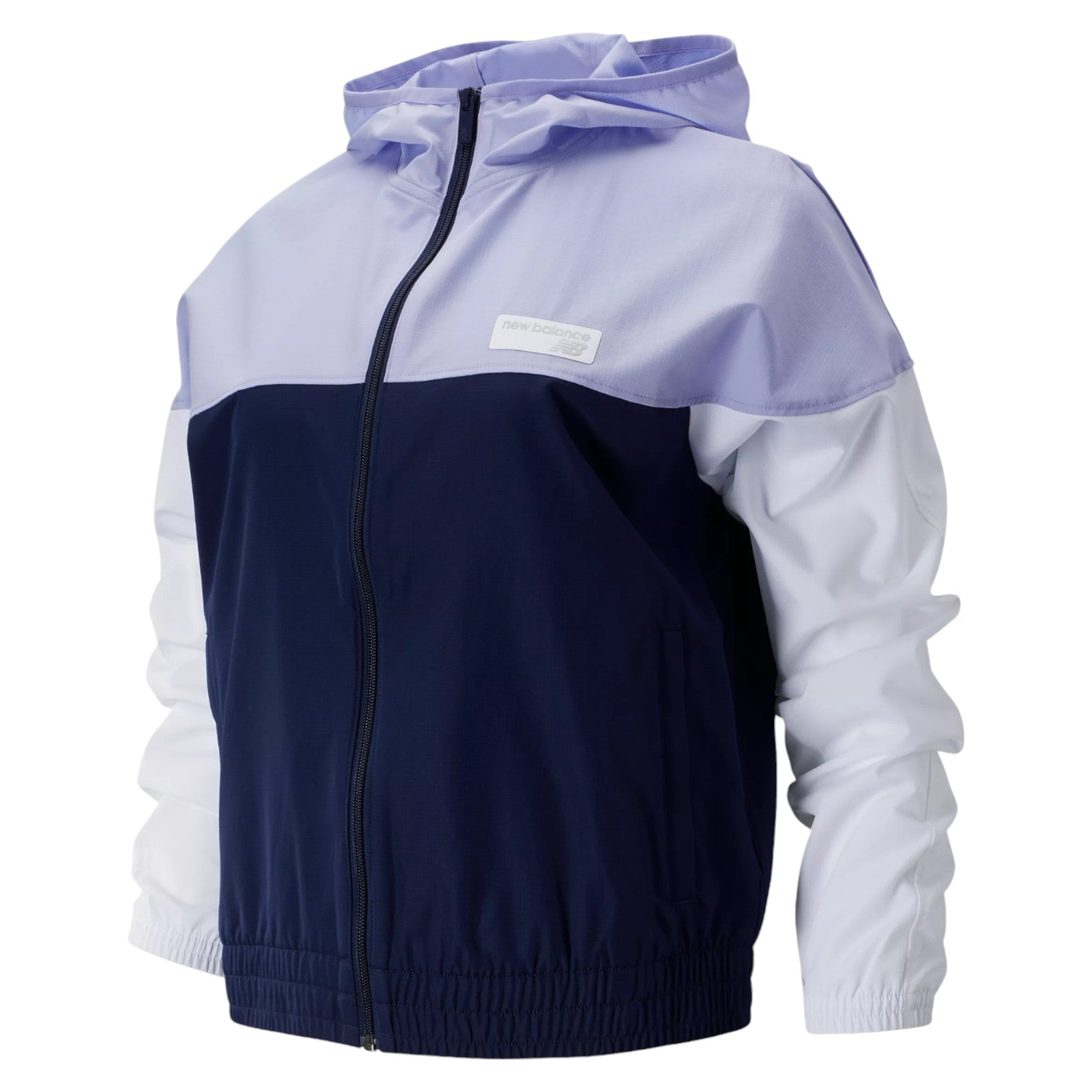 New Balance Womens NB Athletics Windbreaker - Navy / Purple