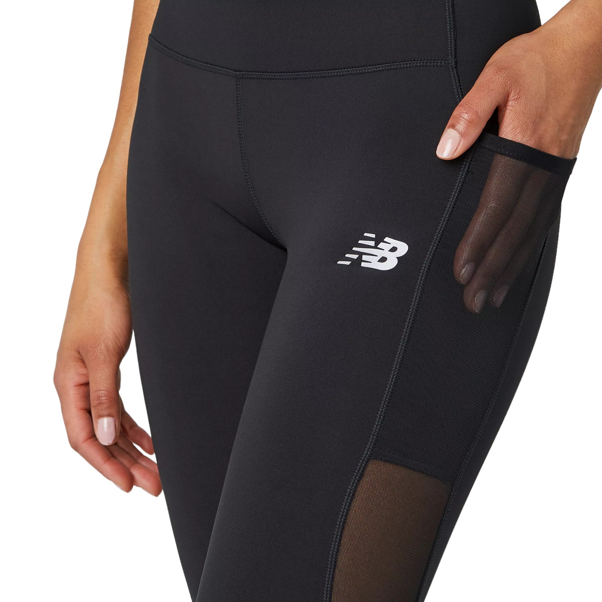 New Balance Womens Impact Run Tights - Black