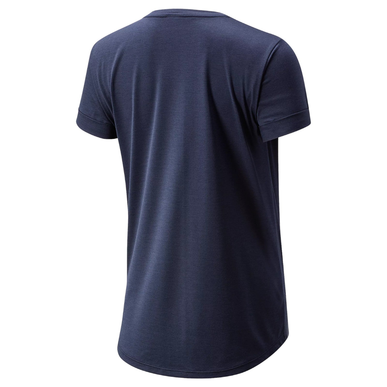 New Balance Womens Sport Heathered Tee - Navy