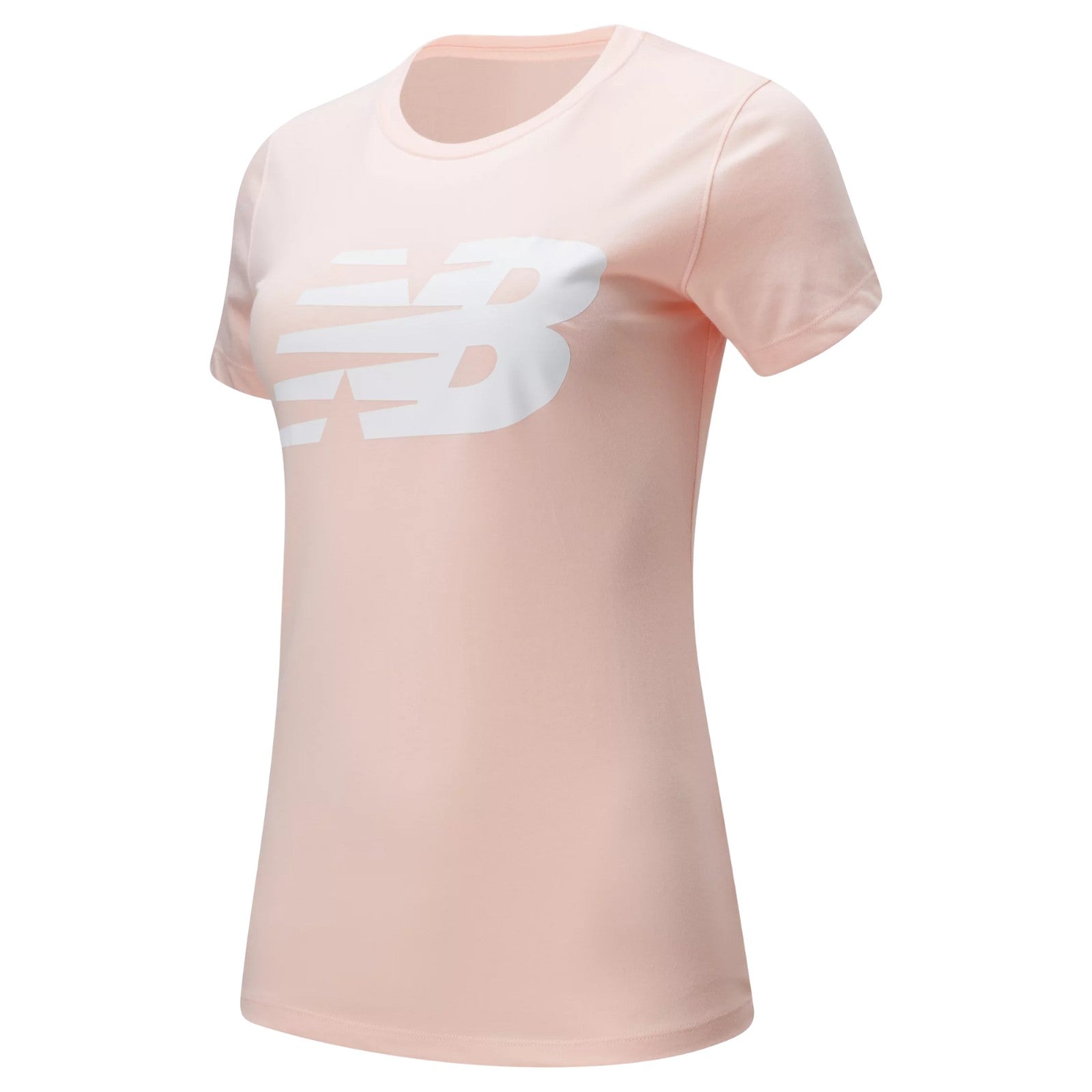 New Balance Womens Casual Sports Short Sleeve Tee - Pink