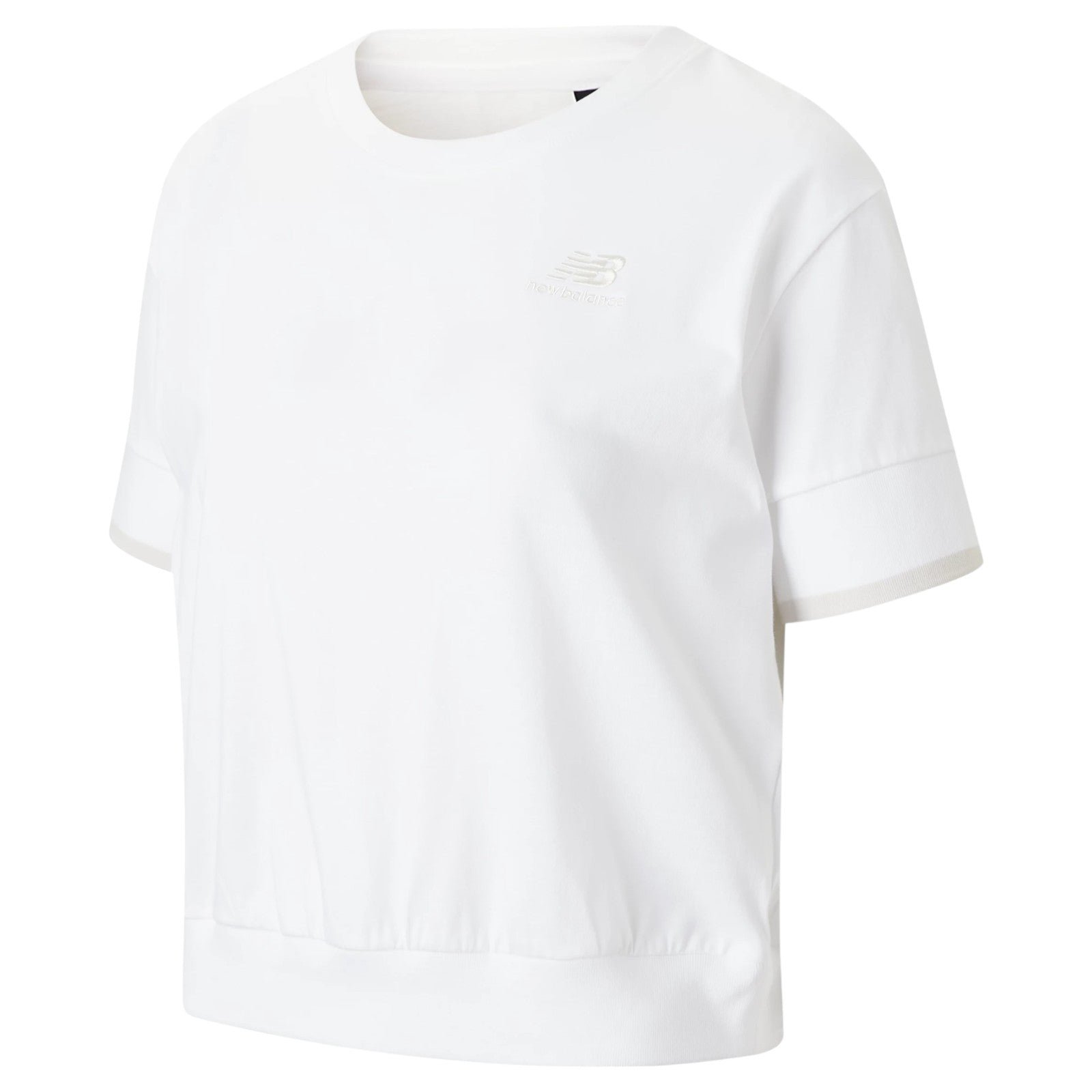 New Balance Womens Village Graphic Top - White