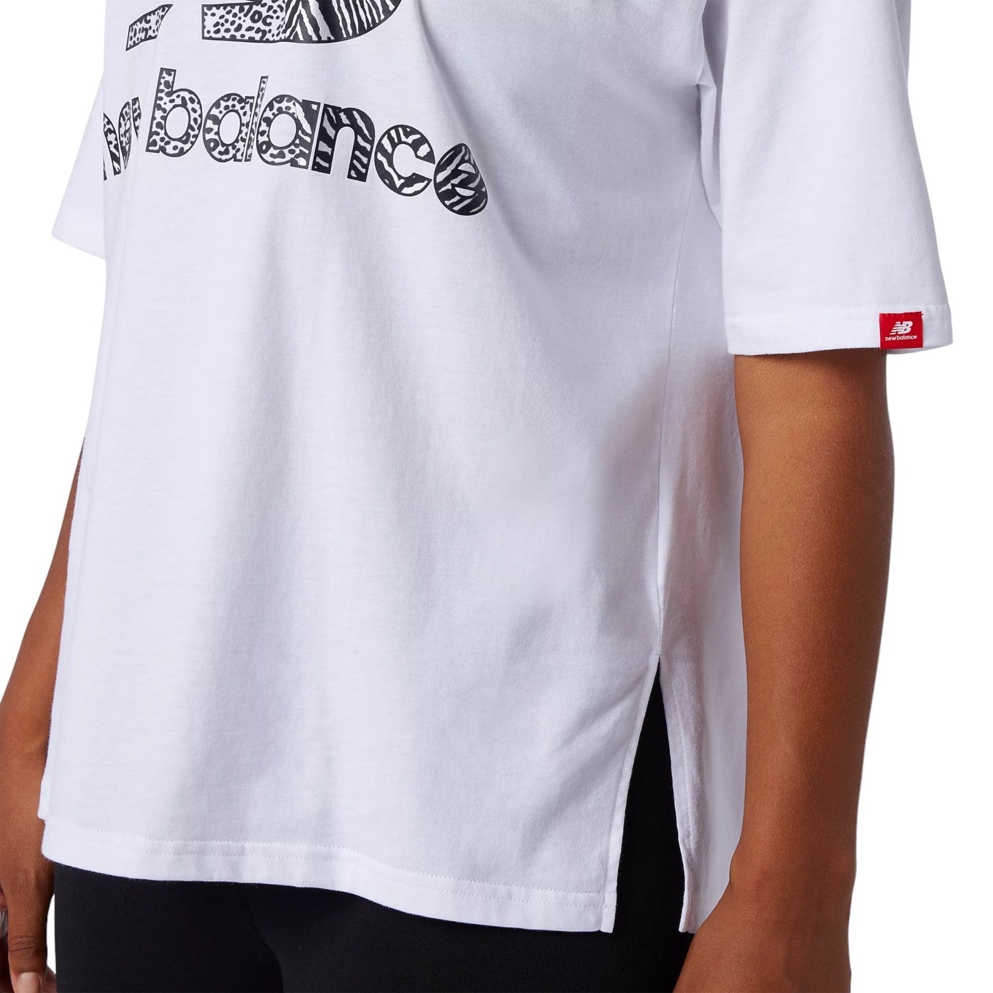 New Balance Athletics Animal Print T-Shirt - White