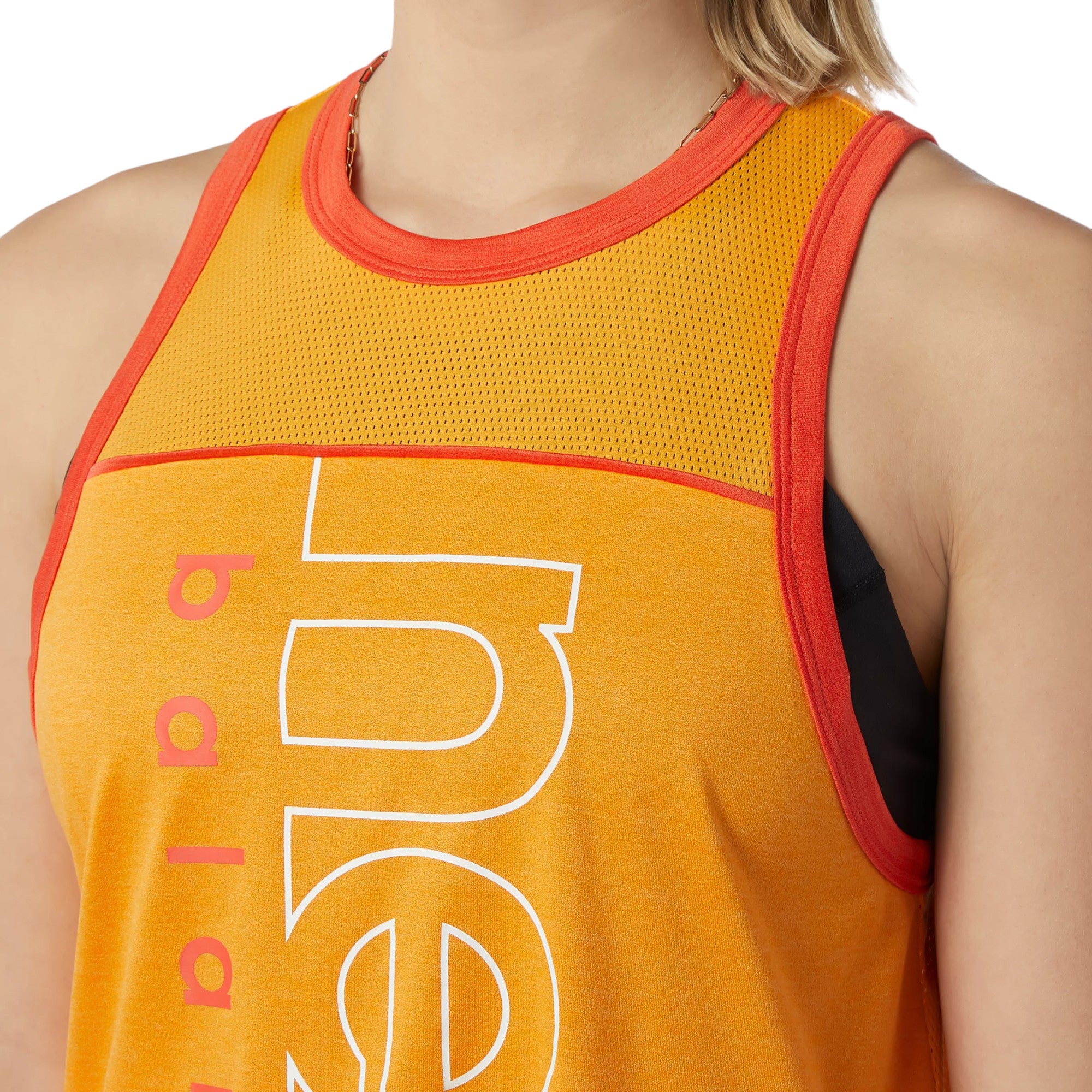 New Balance Women's Fast Flight Printed Tank Top - Orange