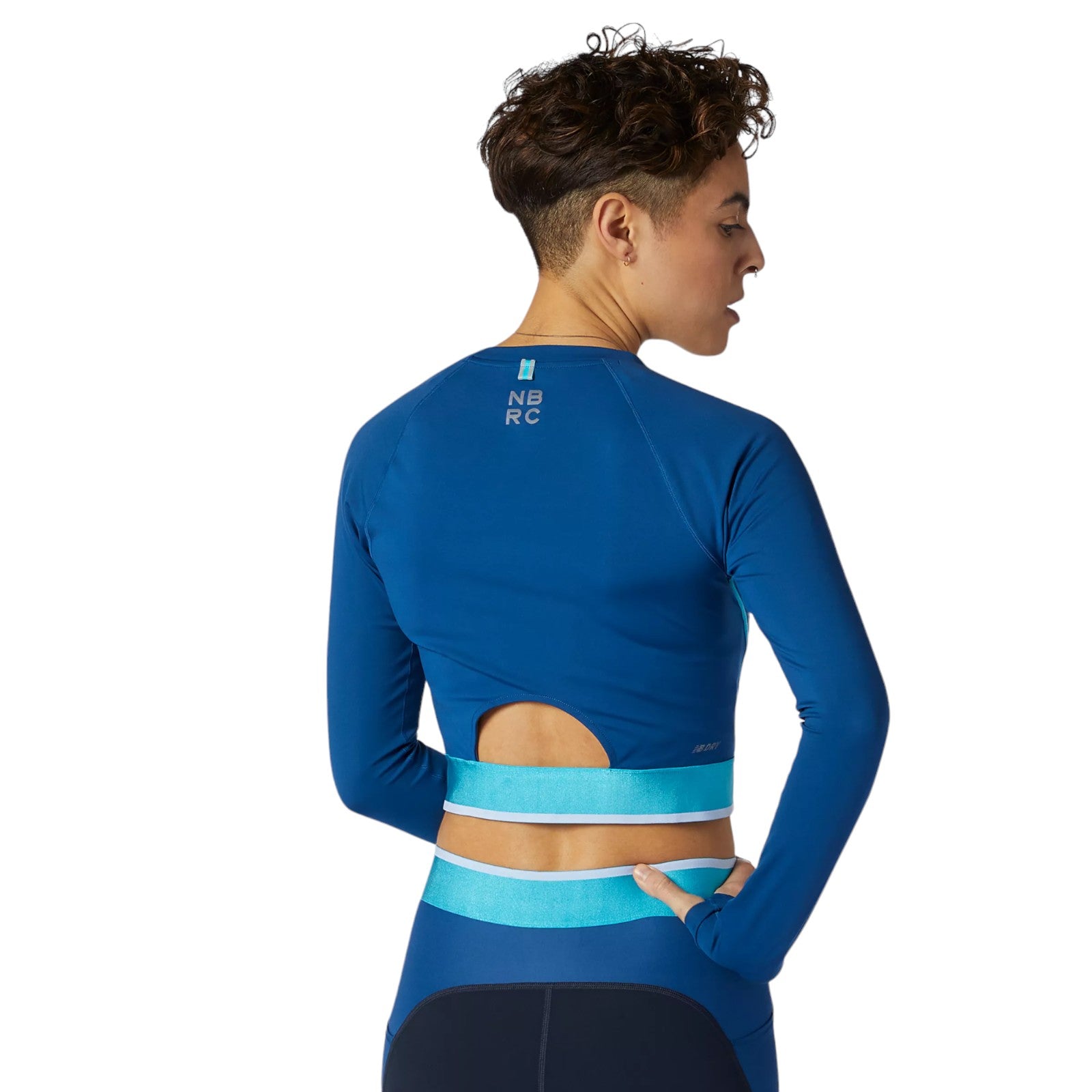 New Balance Womens Q Speed Fuel Long Sleeve Top - Blue