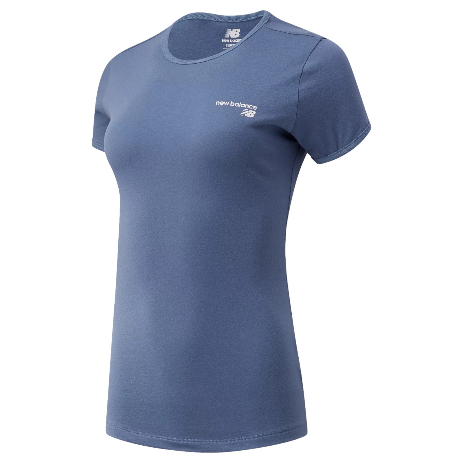 New Balance Womens C RIng Neck Tee - Blue