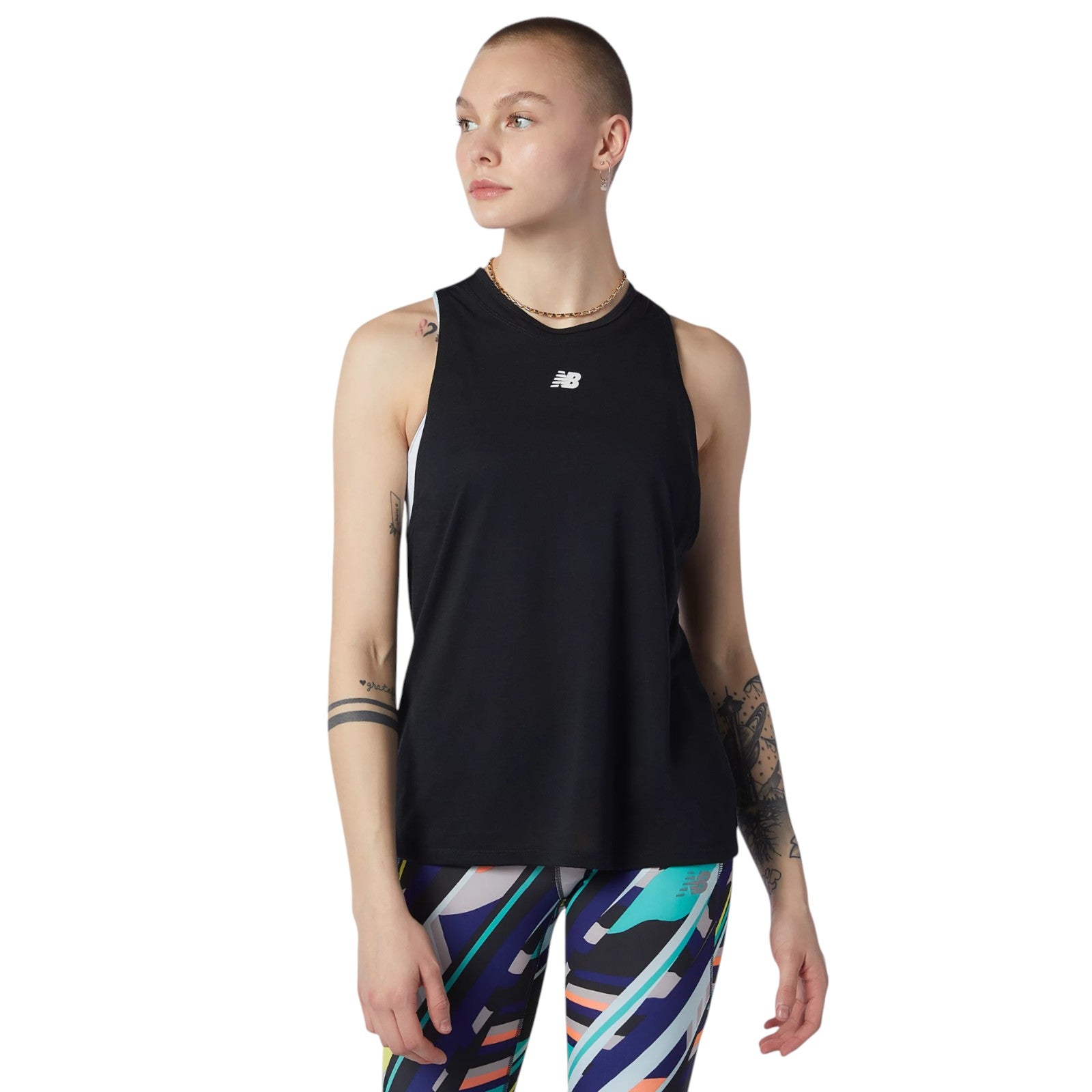 New Balance Womens Transform Tank Top - Black