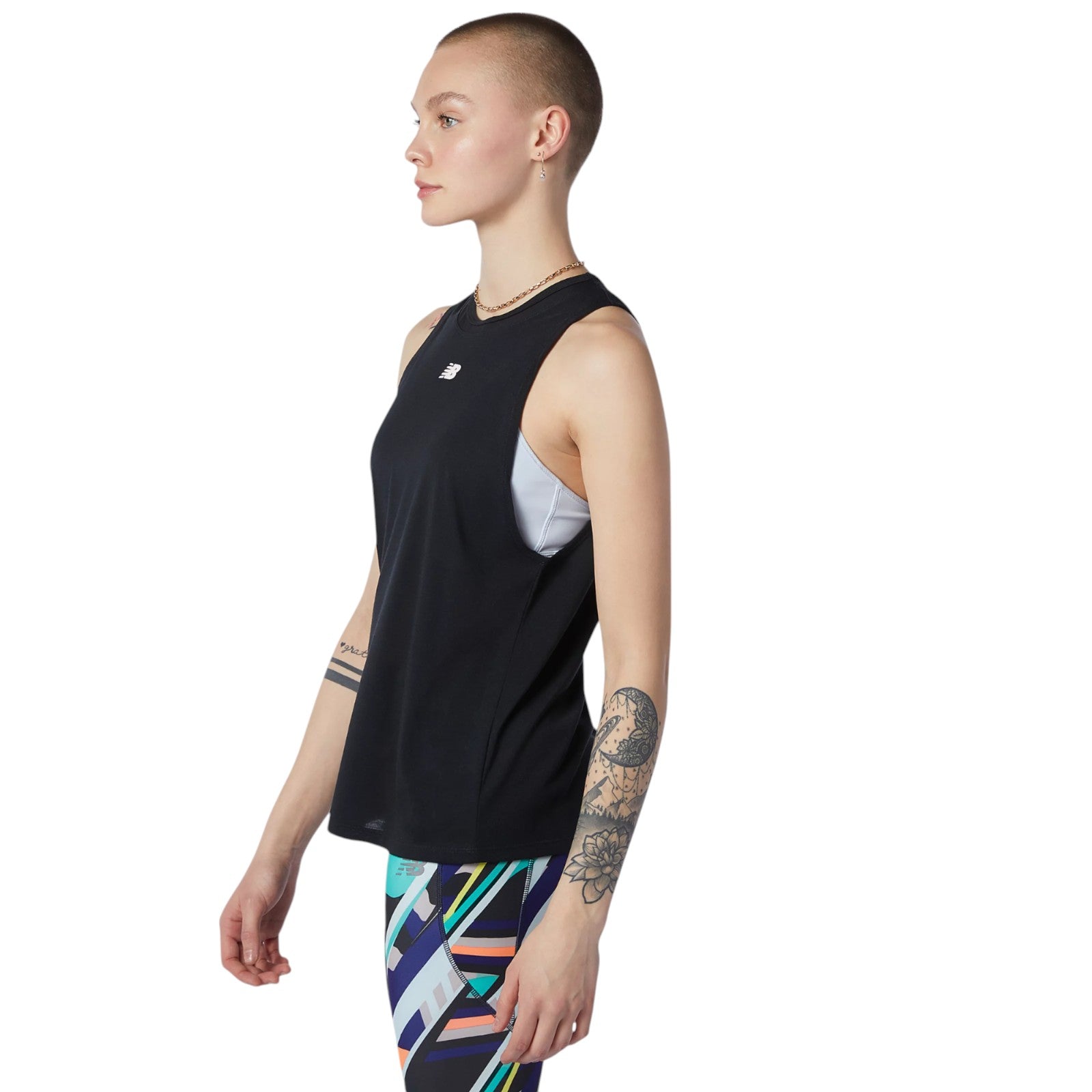 New Balance Womens Transform Tank Top - Black