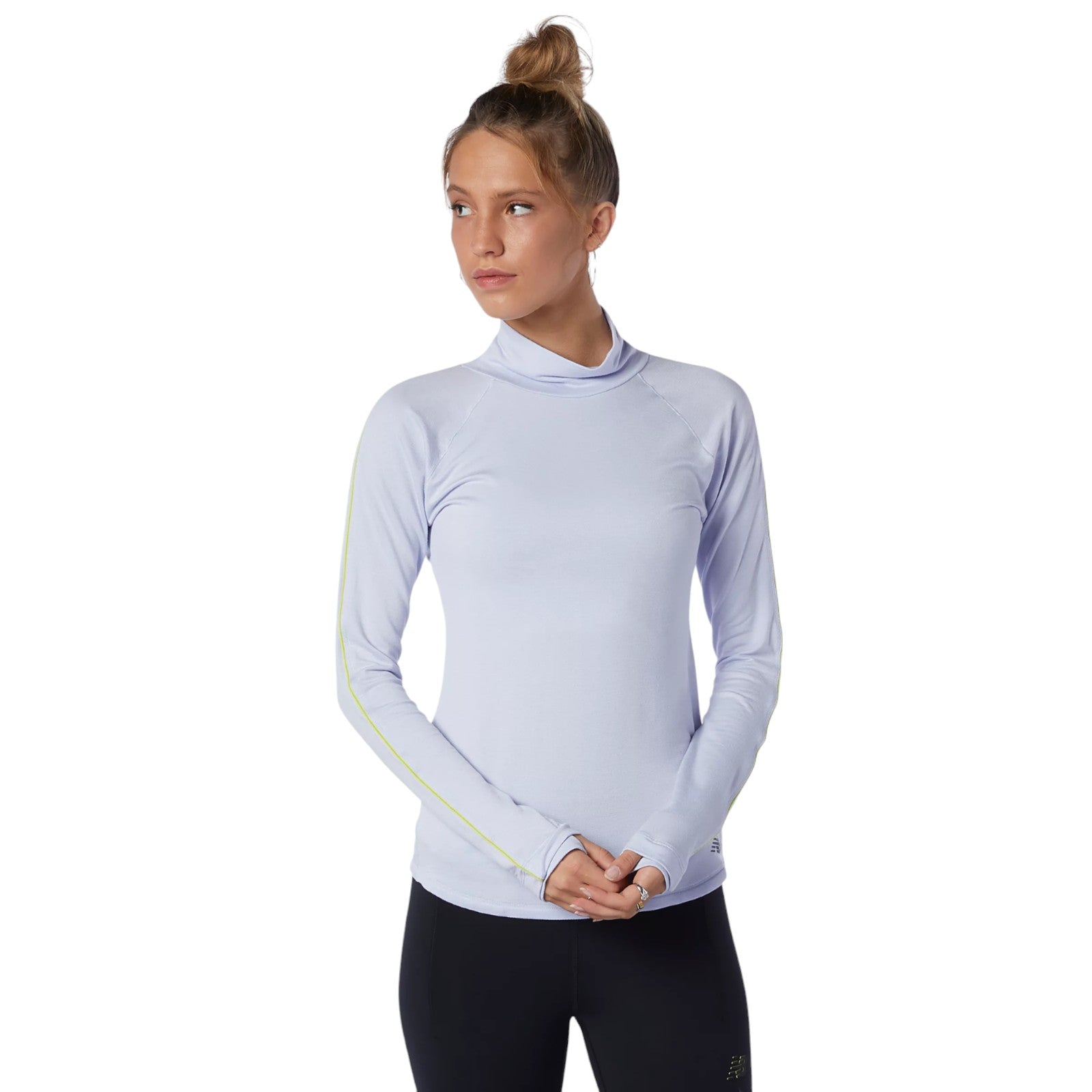 New Balance Womens Q Speed 1NTRO Long Sleeve Top - Lilac