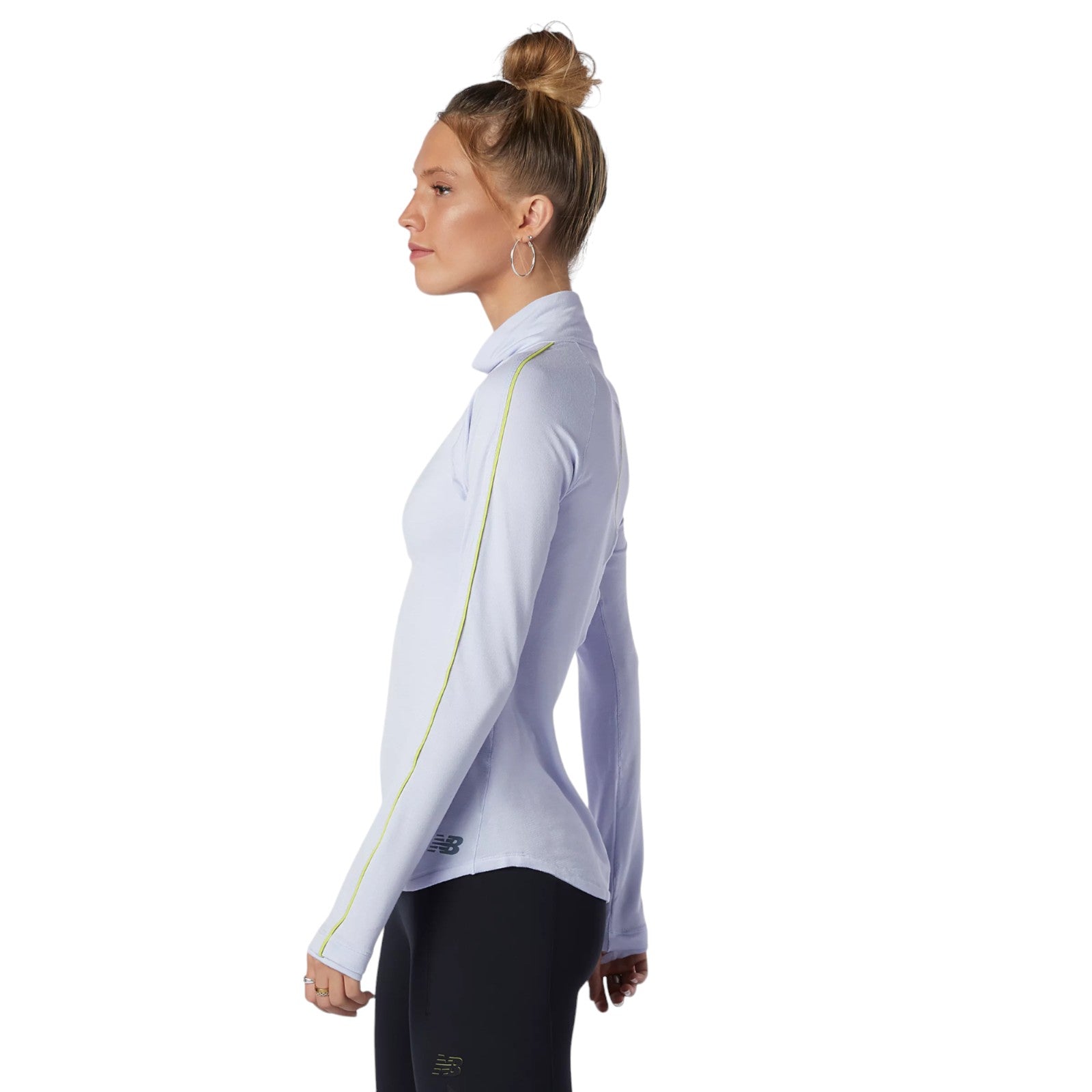 New Balance Womens Q Speed 1NTRO Long Sleeve Top - Lilac