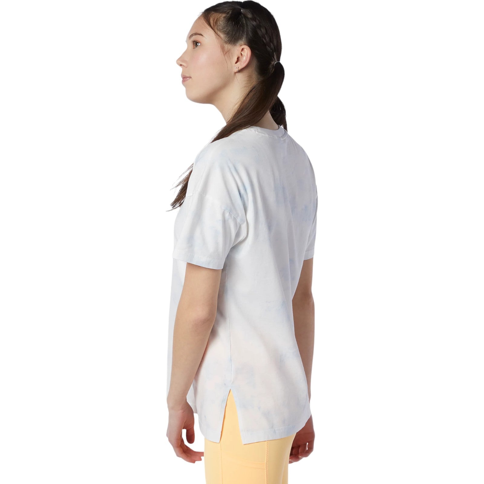 New Balance Womens All Terrain Tie Dye Graphic Tee - White