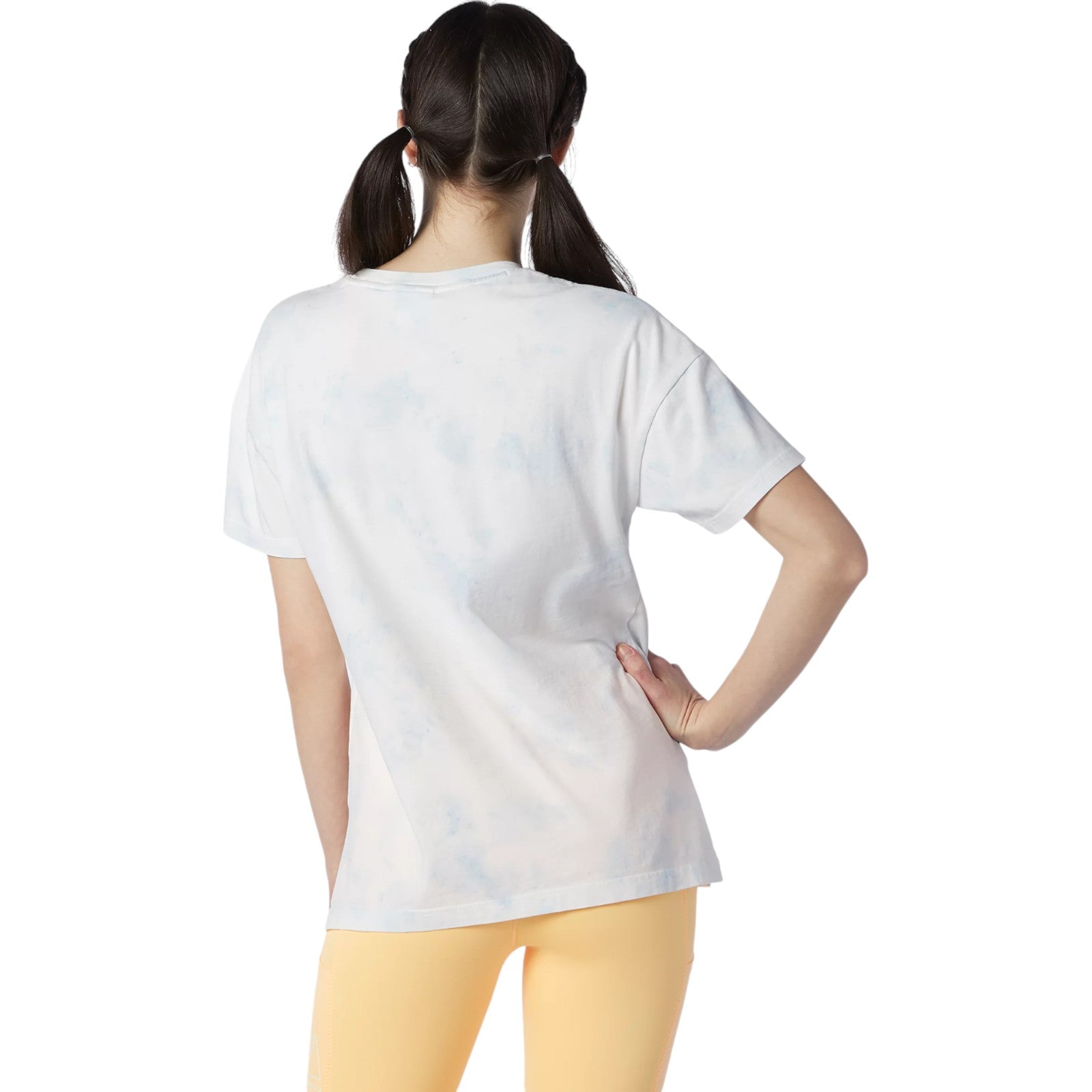 New Balance Womens All Terrain Tie Dye Graphic Tee - White