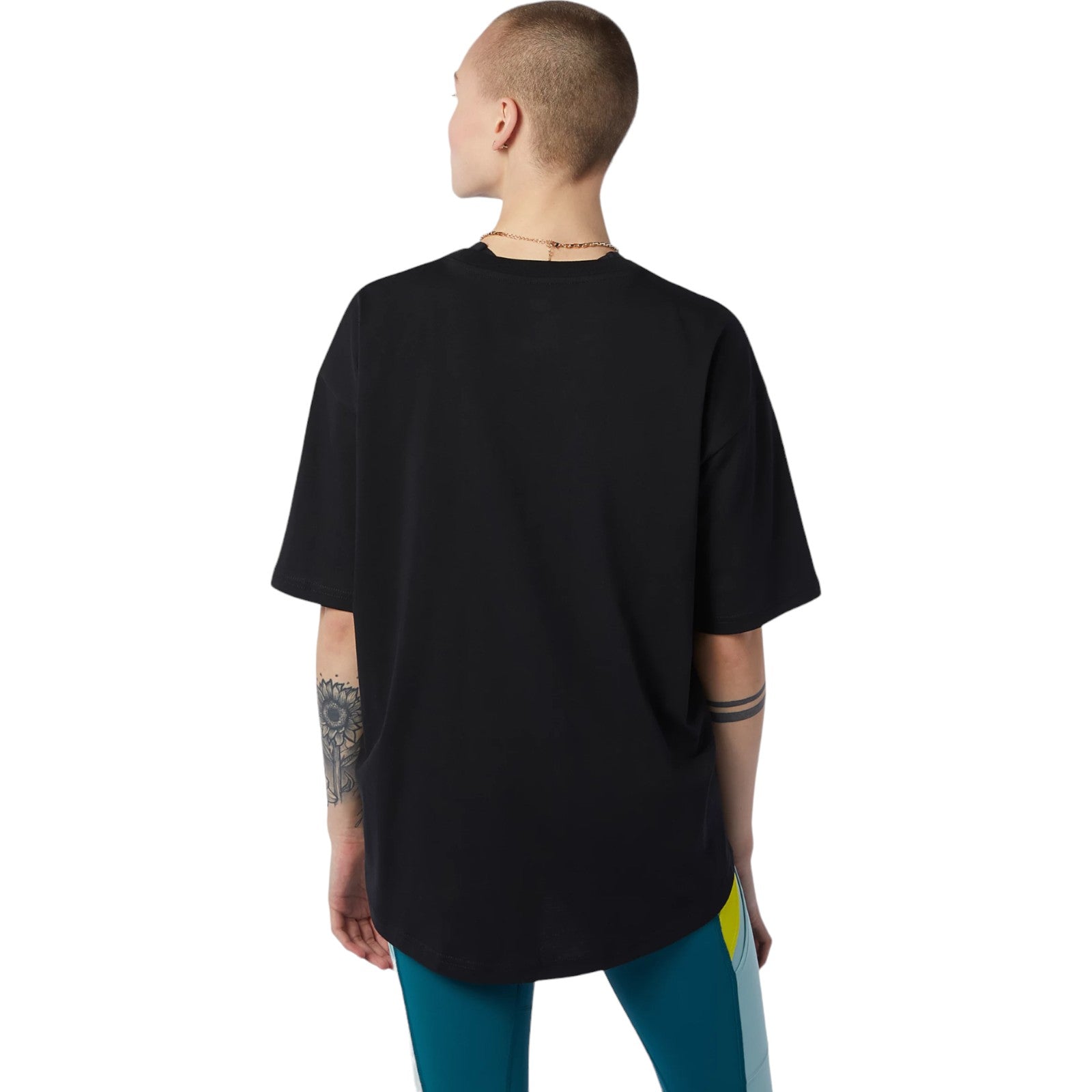New Balance Womens Athletics Higher Learning Graphic Tee - Black