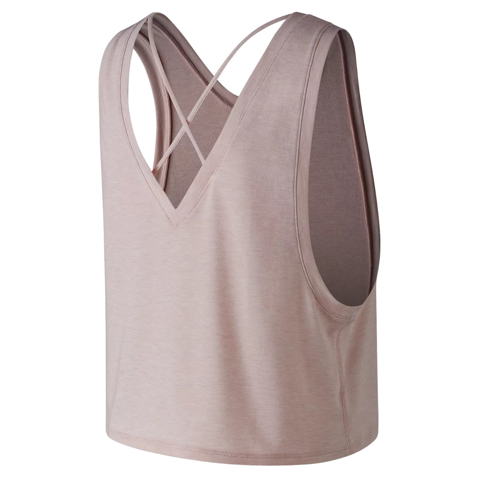 New Balance Womens Transform Two Way Crop Tank - Pink