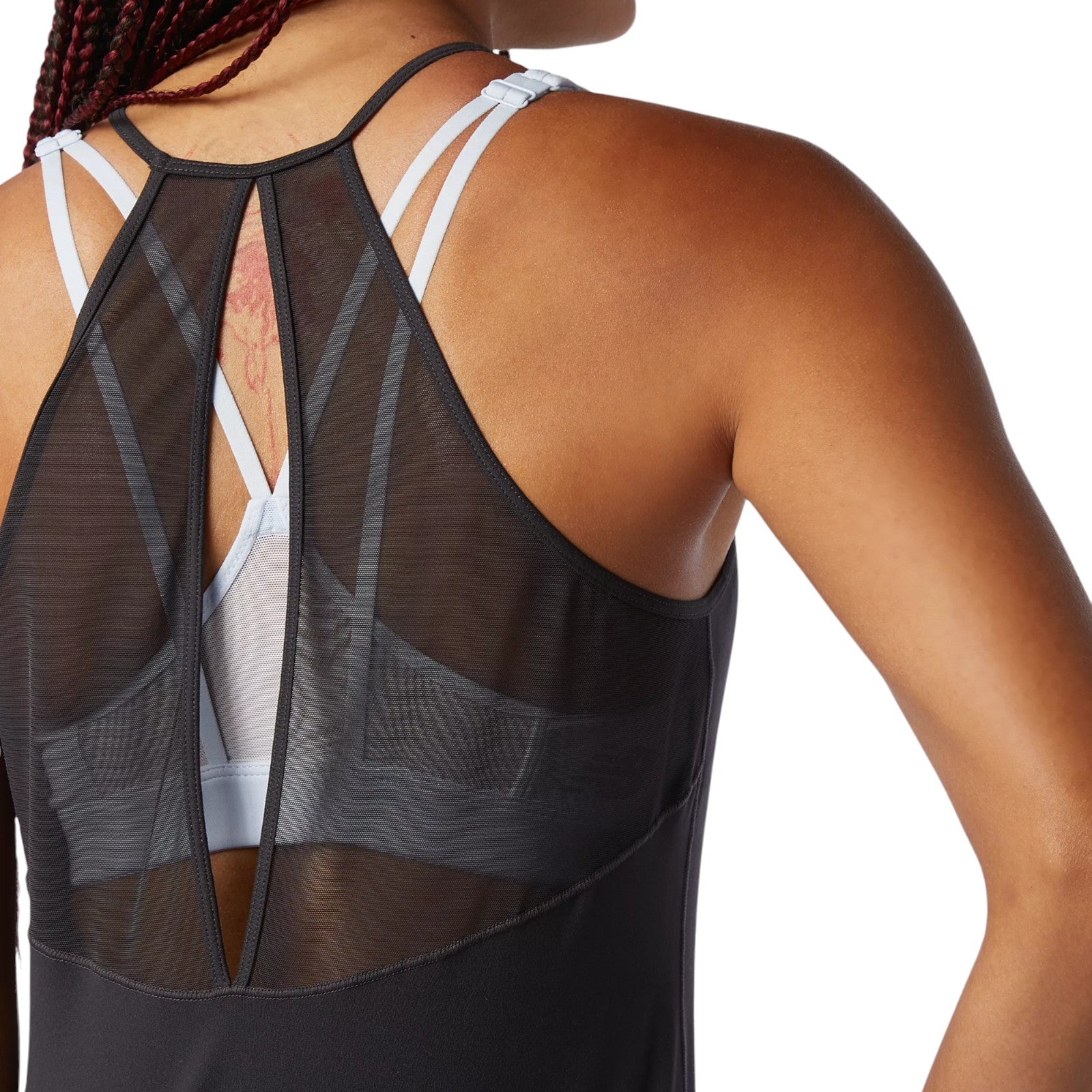 New Balance Womens Determination Shadow Tank Top - Black