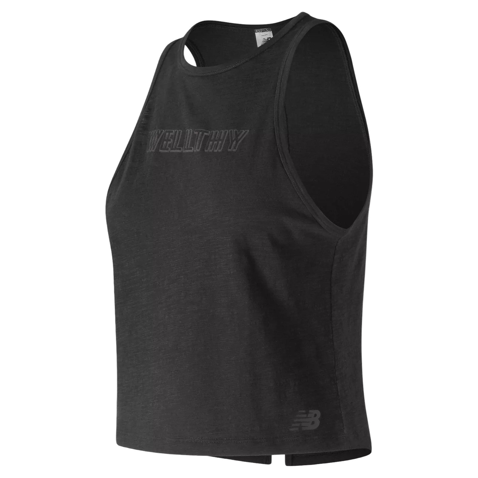 New Balance Womens Well Being Cropped Tank - Black
