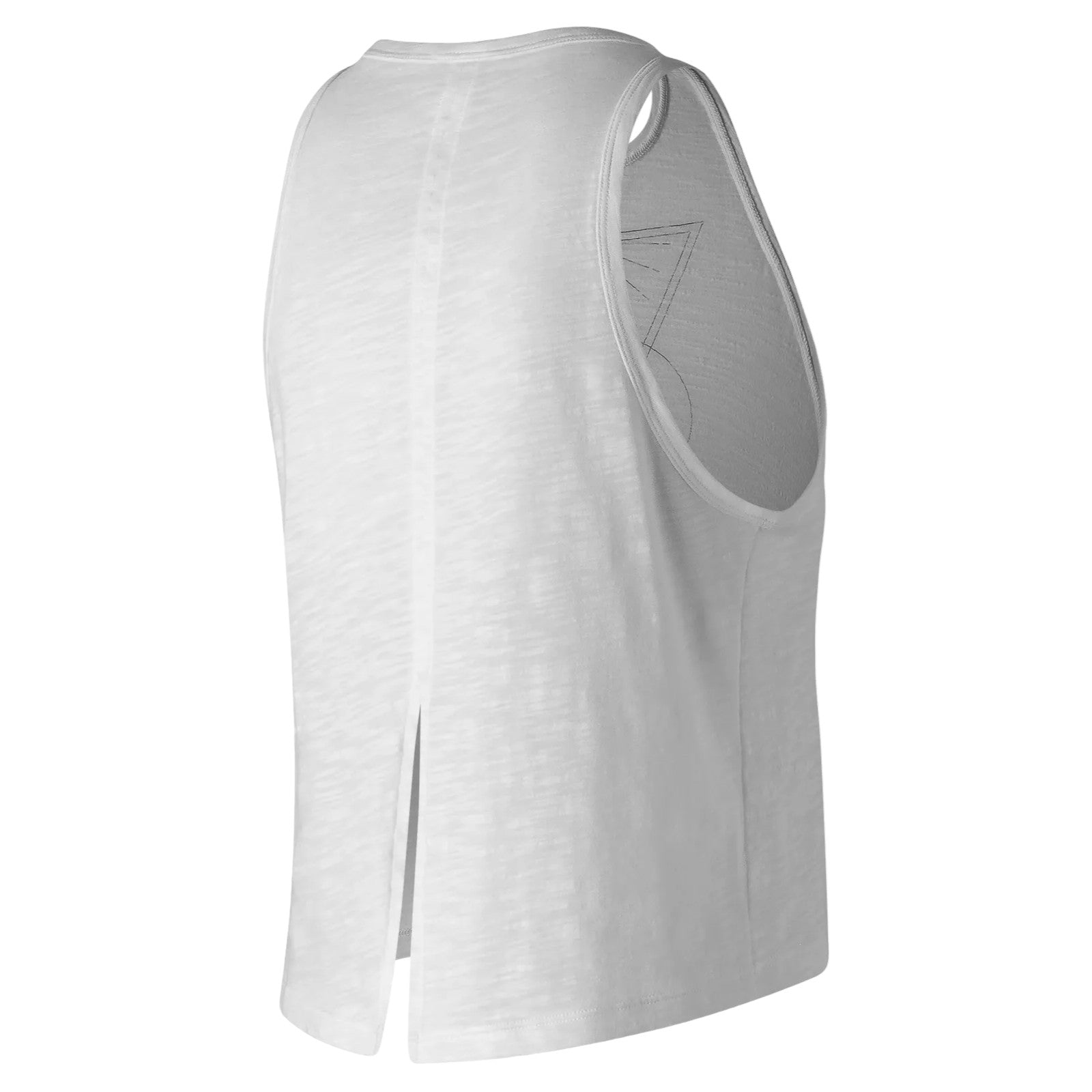 New Balance Womens Well Being Cropped Tank Top - White