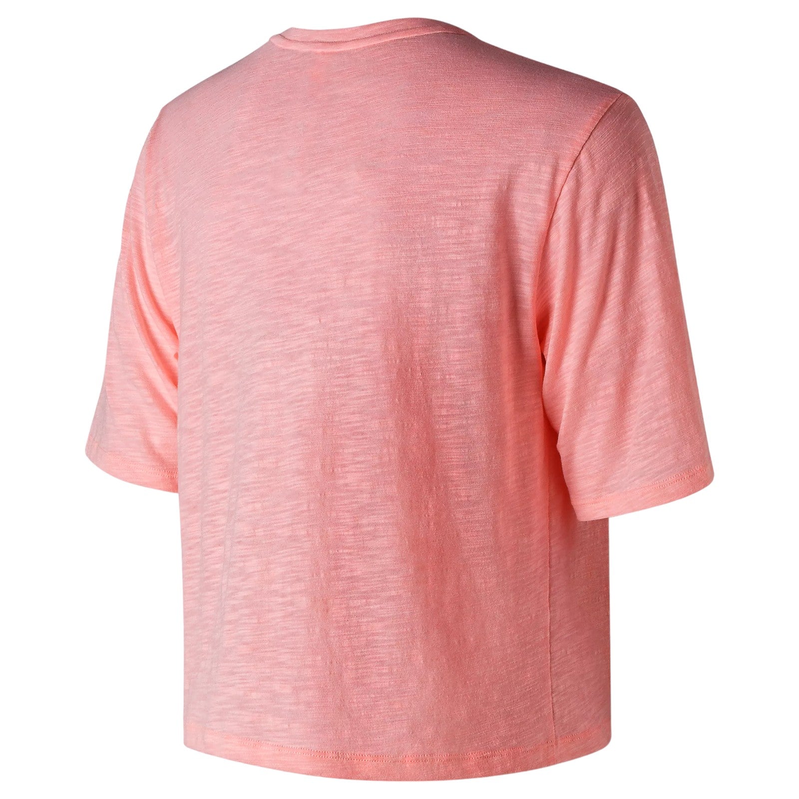 New Balance Womens NB DRY Crop Ringer Tee - Pink