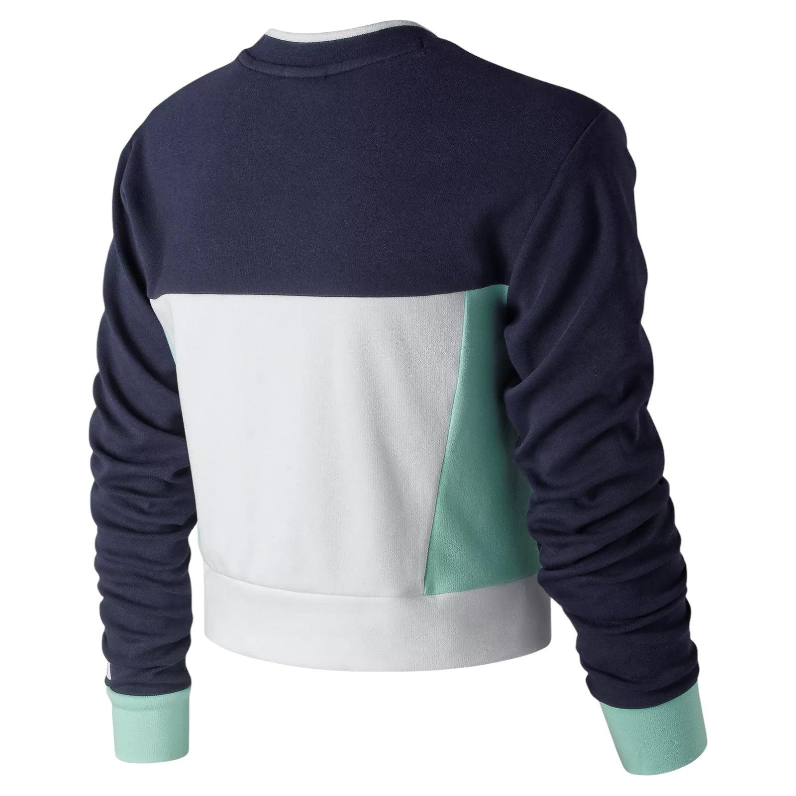New Balance Womens Athletics Crop Sweat - Navy