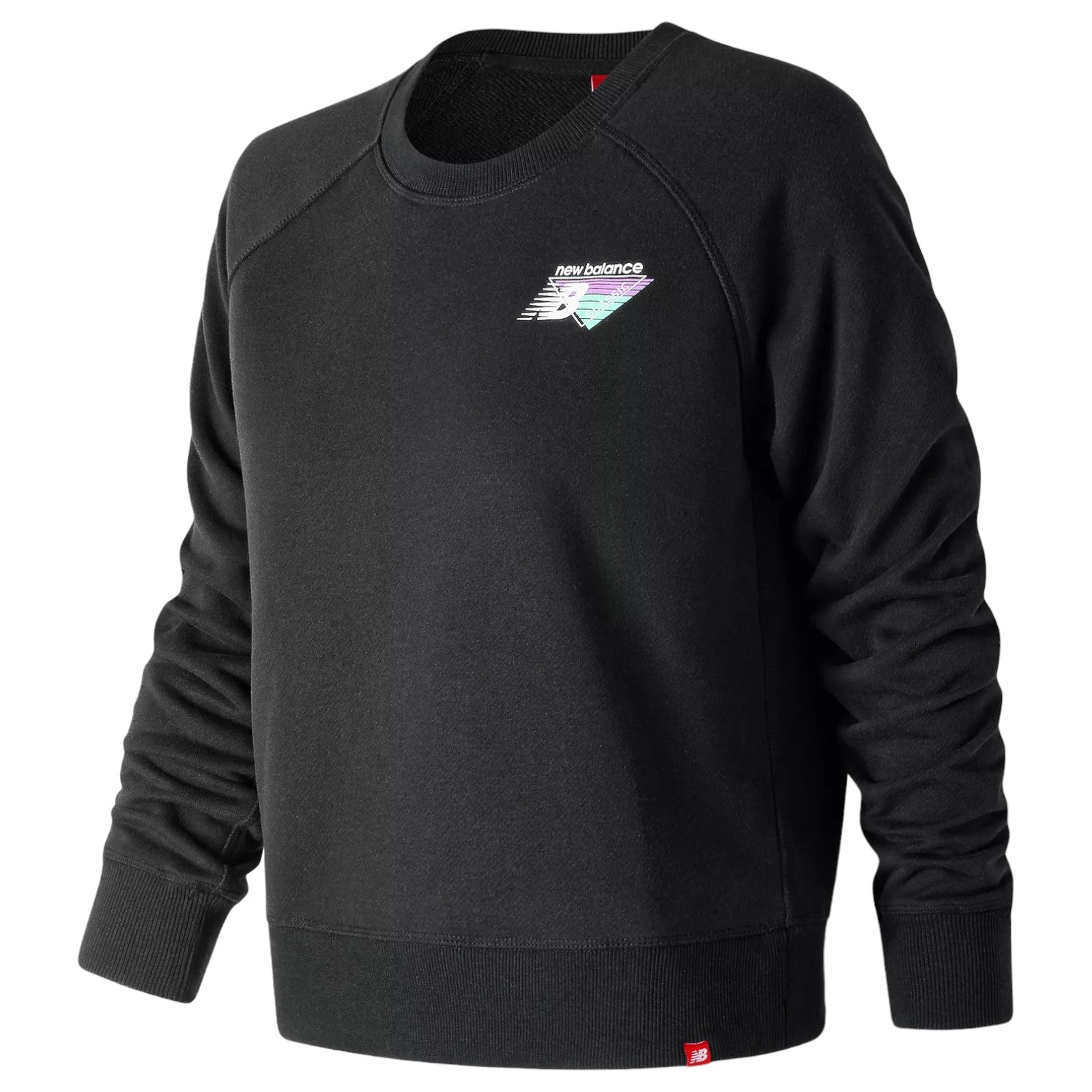 New Balance Womens Essentials 90s Crewneck Sweatshirt - Black