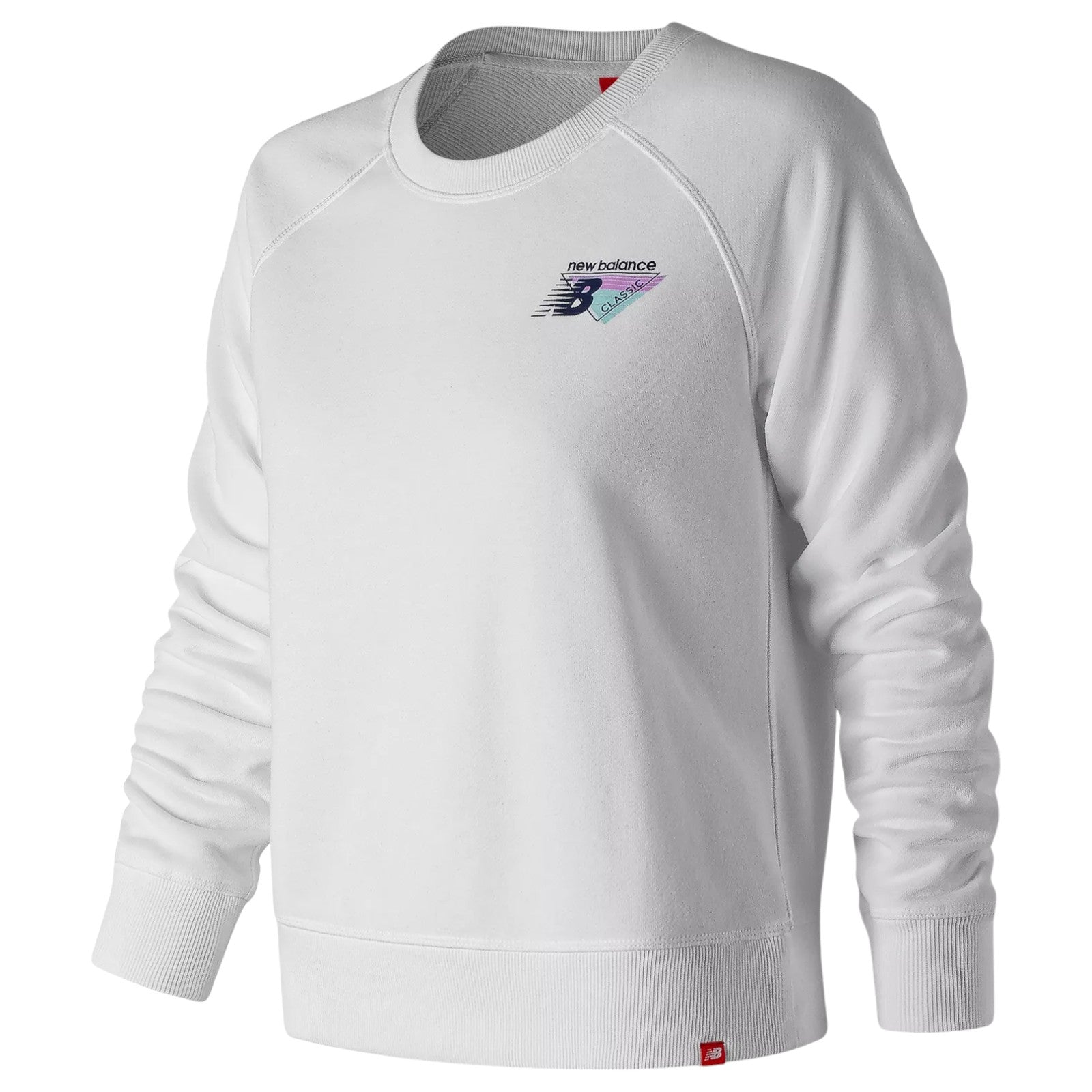 New Balance Womens Essentials 90s Crewneck Sweatshirt - White