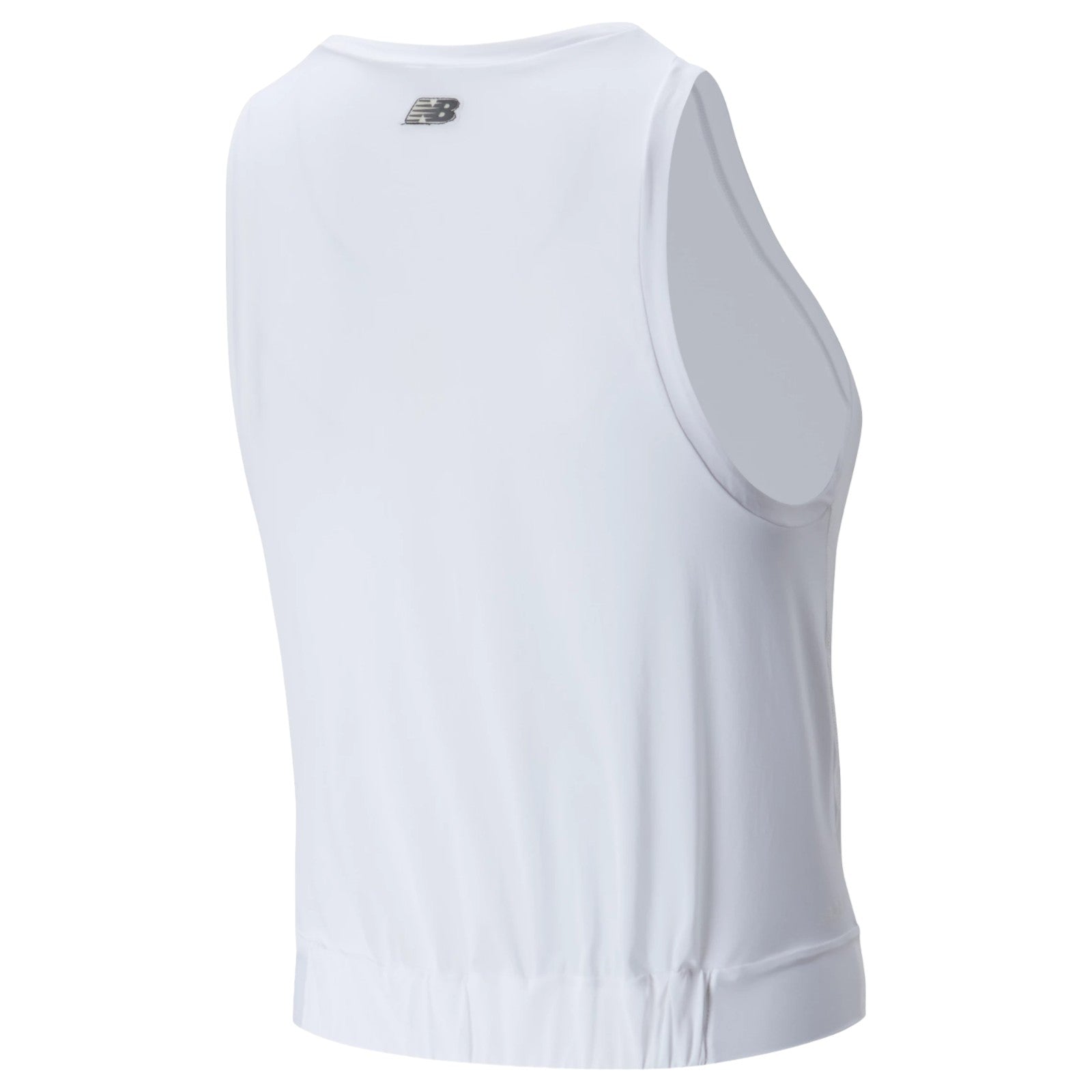New Balance Womens Determination Feel The Cool Knot Tee - White
