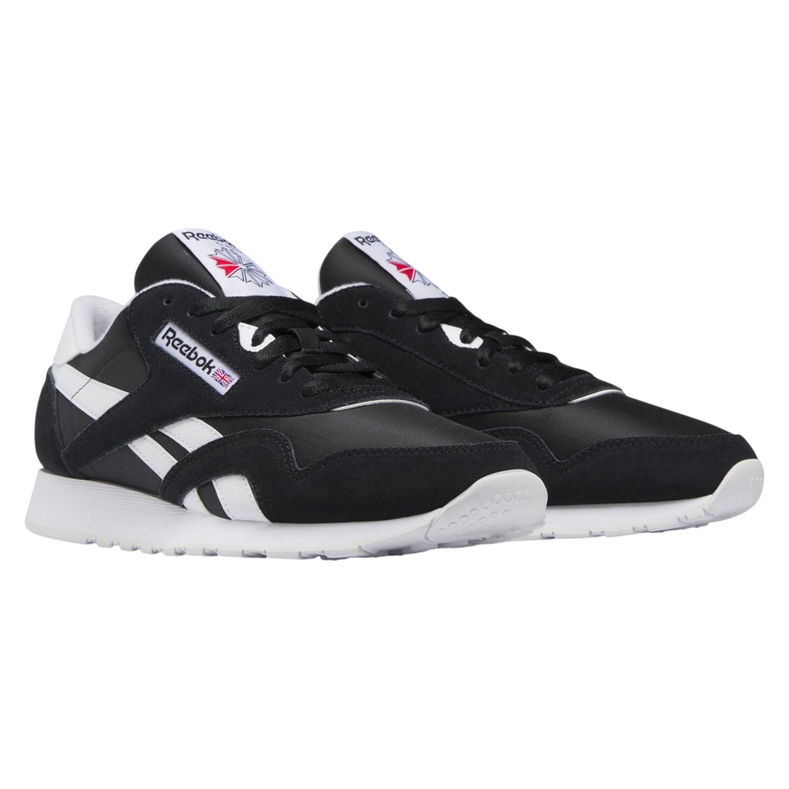 Reebok Classic Nylon Men's Trainers - Black / White