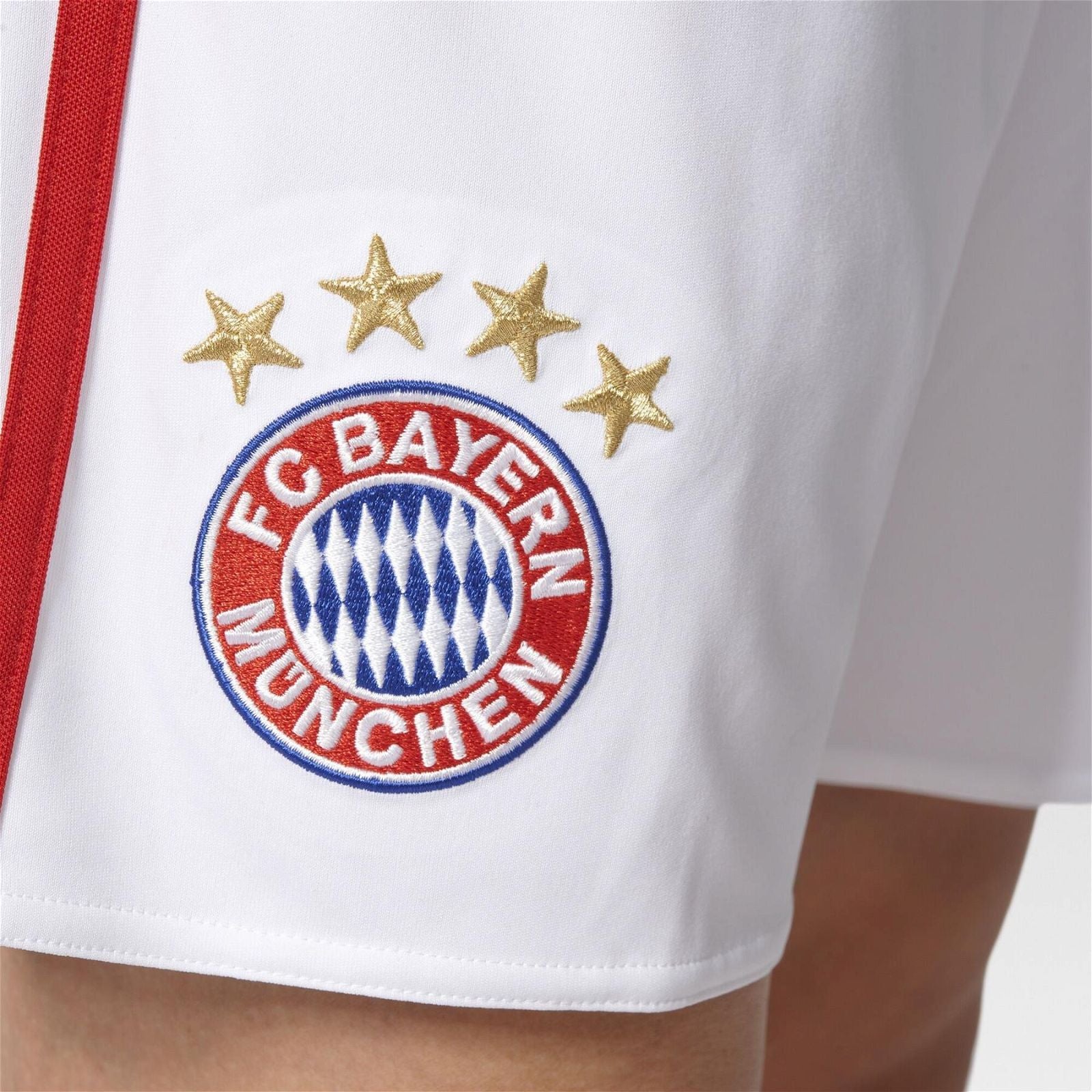 adidas FC Bayern Munich Home Shorts 2016/17 - White - ViaductClothing -  -  