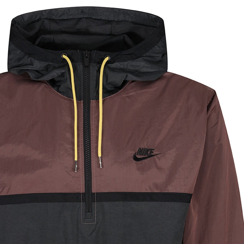 Nike Sportswear 1/2-Zip Iridescent Hooded Jacket - Black - ViaductClothing -  -  