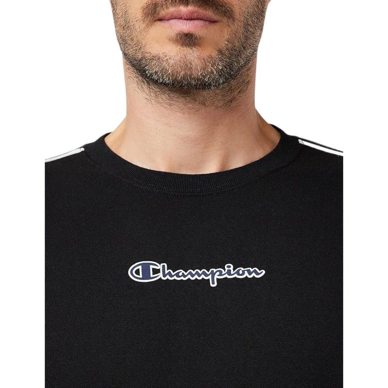 Champion Legacy Contrast Details Fleece Sweatshirt - Black
