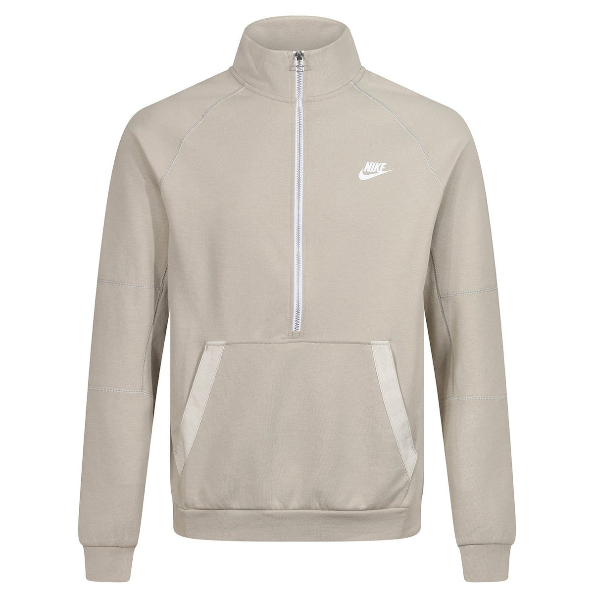 Nike Sportswear 1/2 Zip Track Top - Stone - CZ9876-230