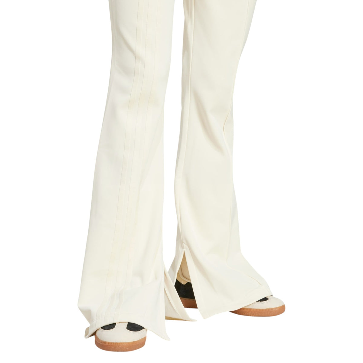 adidas Originals Women's 3-Stripes Flared Firebird Track Pants - White