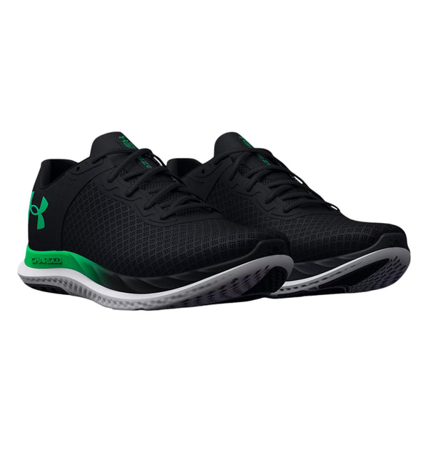 Under Armour UA Charged Breeze Running Shoes - Black / Green