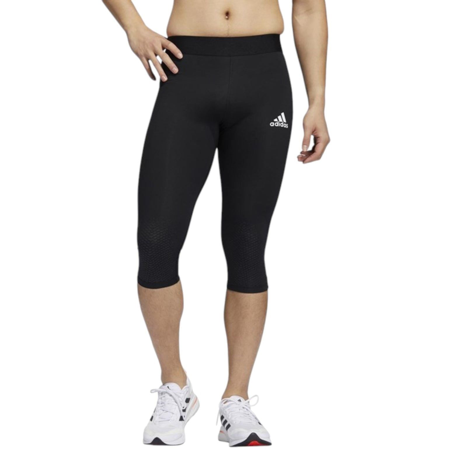 adidas Men's HEAT.RDY Warrior 3/4 Tights - Black - ViaductClothing -  -  