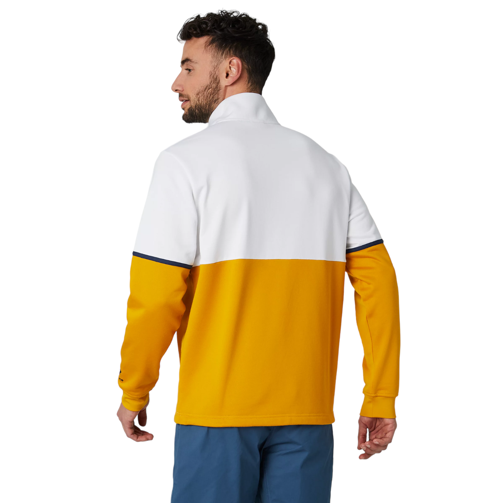 New Balance Sweatshirt Athletics Track 1/4 Zip - Yellow - ViaductClothing -  -  