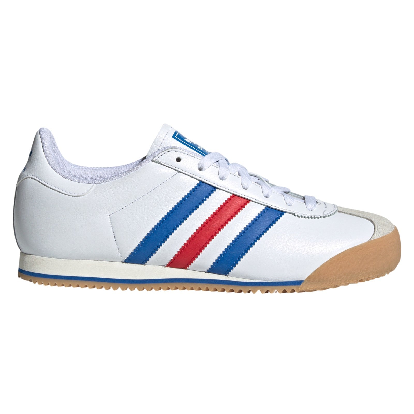 adidas Originals Kick 74 Shoes - Cloud White / Blue / Better Scarlet