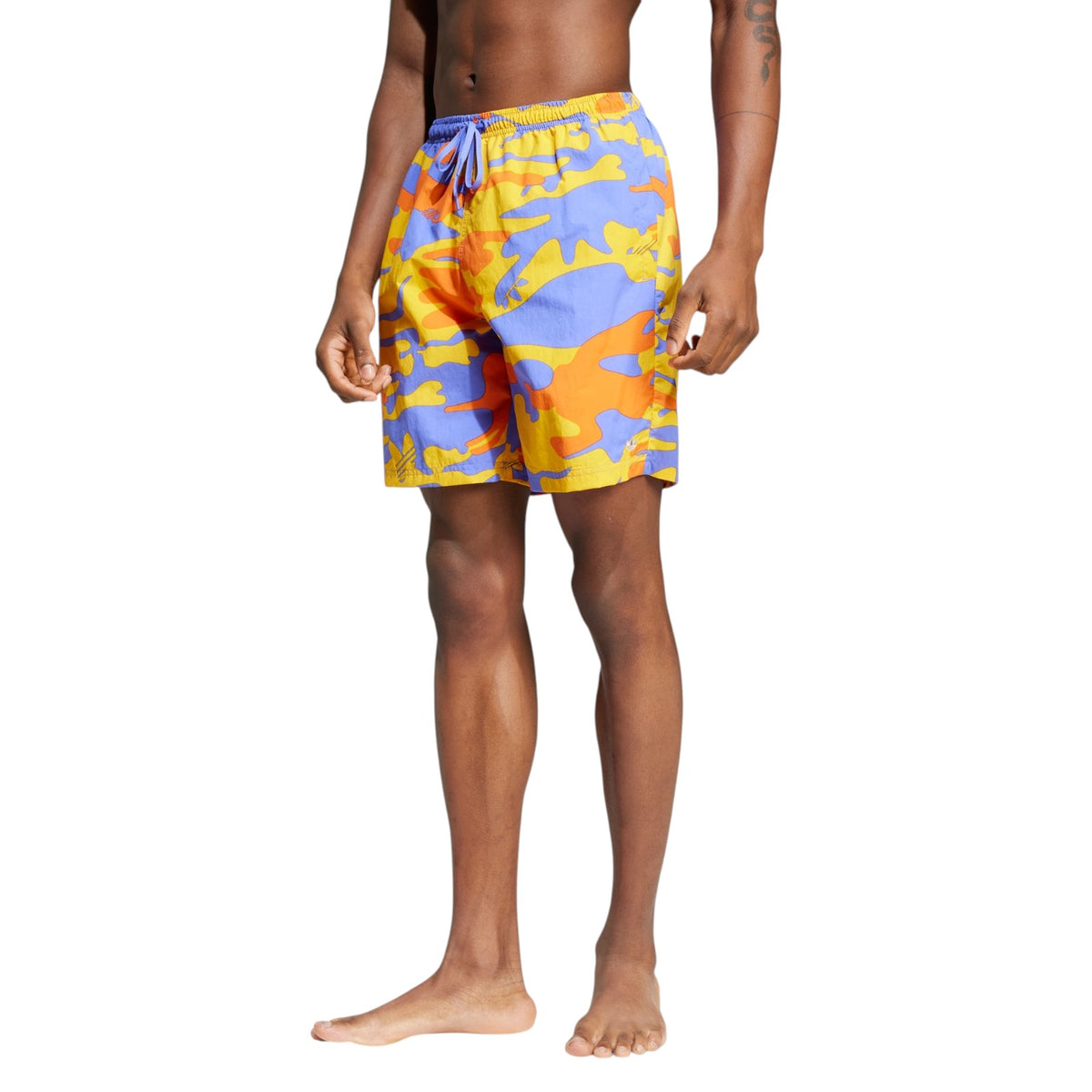 adidas Originals 8-Inch Graphic Swim Shorts - Blue