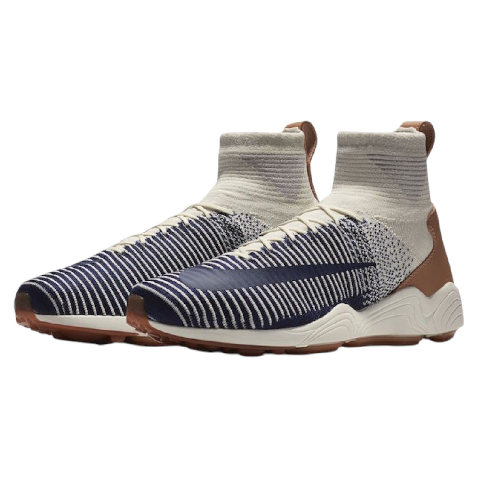 Nike Zoom Mercurial XI Flyknit Sail Boots - White Navy